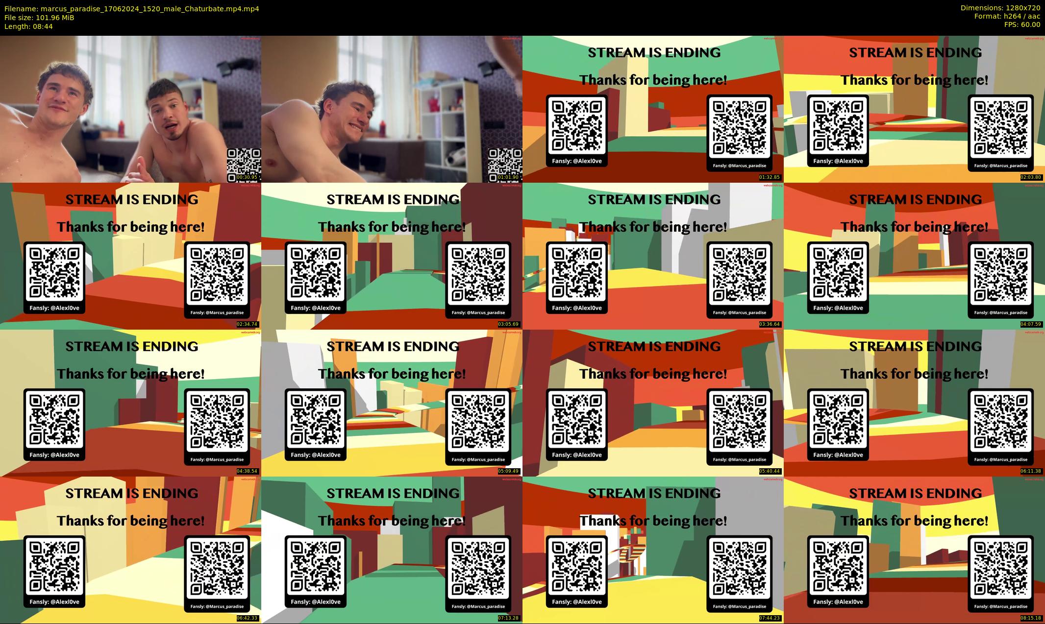marcus_paradise — 9 minute Chaturbate male cam show recording, 720p, Jun 17, 2024