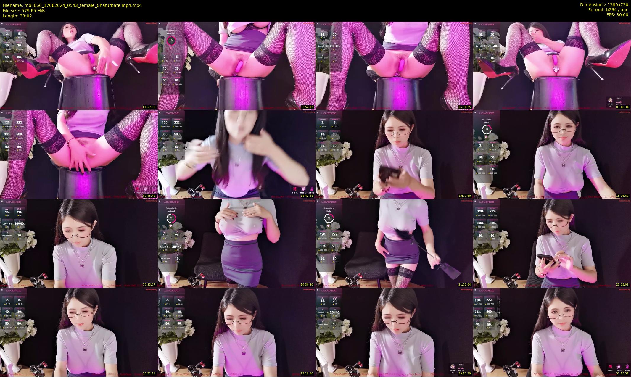 moli666 — 34 minute Chaturbate female cam show recording, 720p, Jun 17, 2024