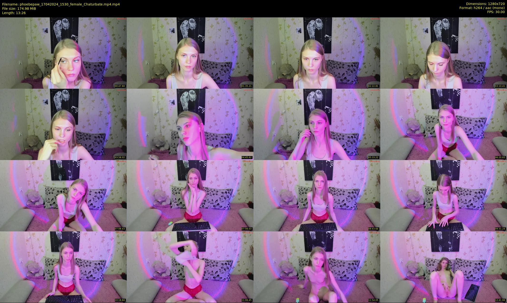 phoebepaw — 14 minute Chaturbate female cam show recording, 720p, Apr 17, 2024