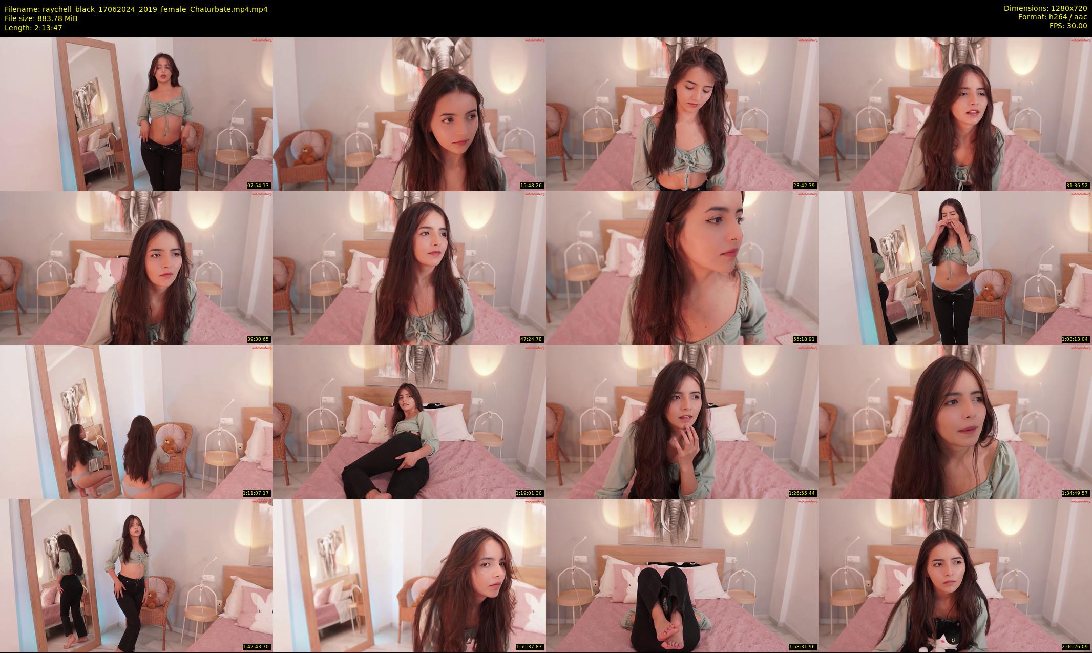 raychell_black — 134 minute Chaturbate female cam show recording, 720p, Jun 17, 2024