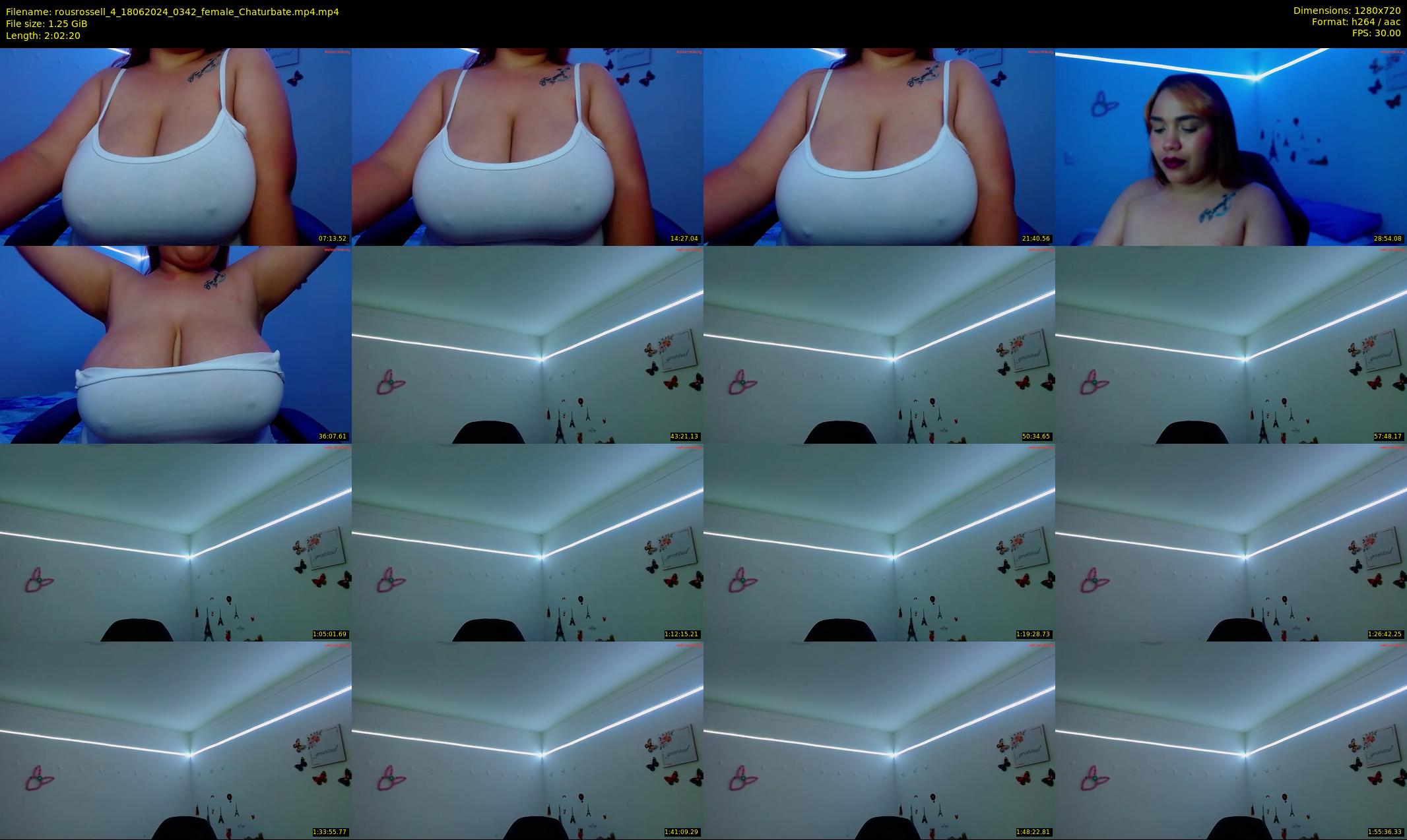 rousrossell_4 — 123 minute Chaturbate female cam show recording, 720p, Jun 18, 2024