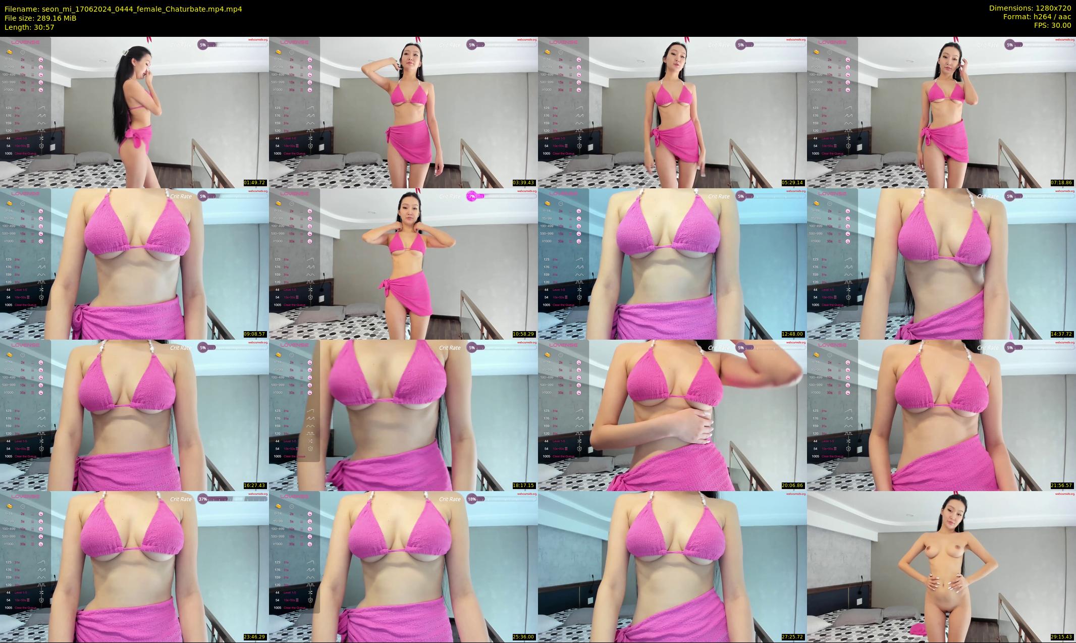 seon_mi — 31 minute Chaturbate female cam show recording, 720p, Jun 17, 2024