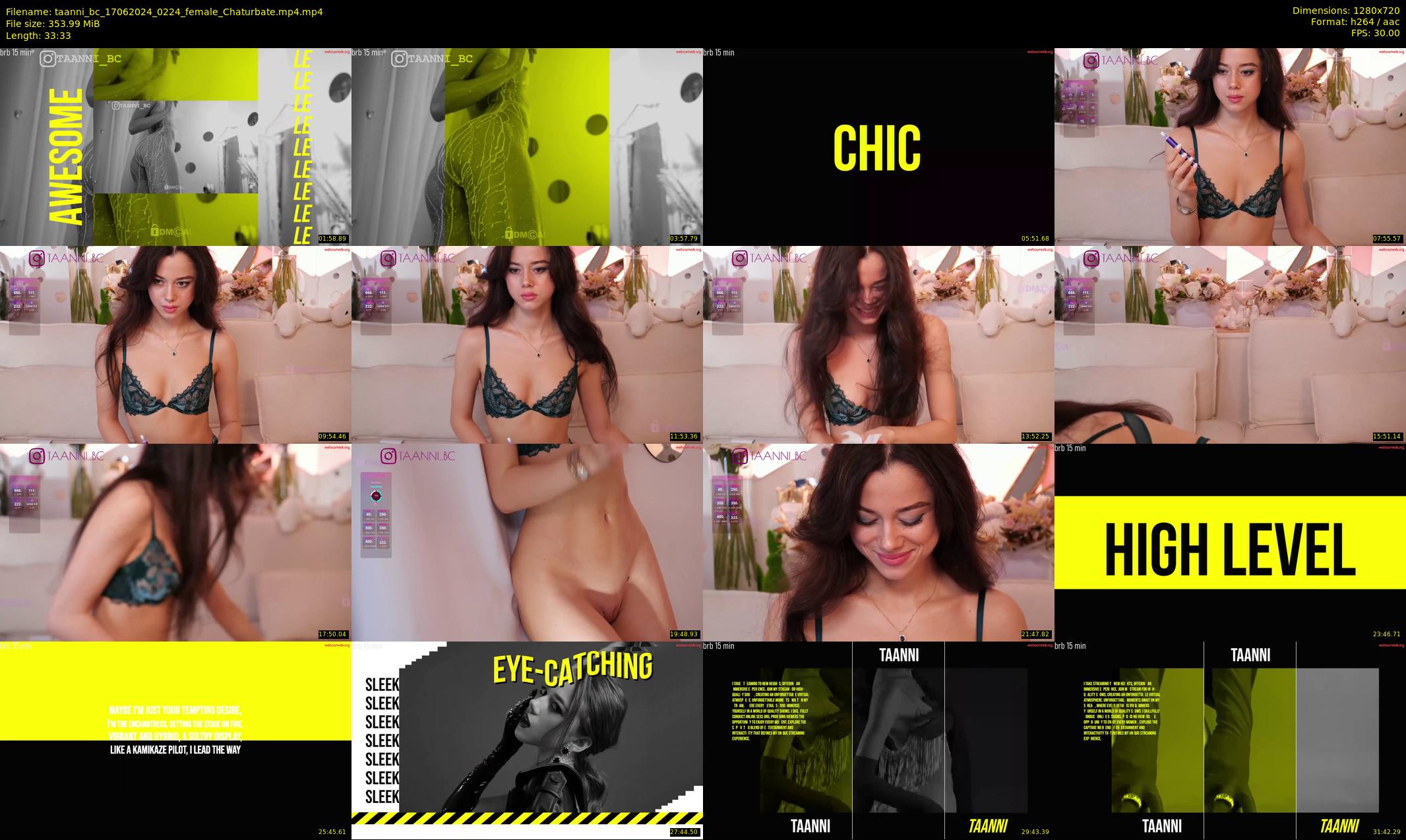 taanni_bc — 34 minute Chaturbate female cam show recording, 720p, Jun 17, 2024