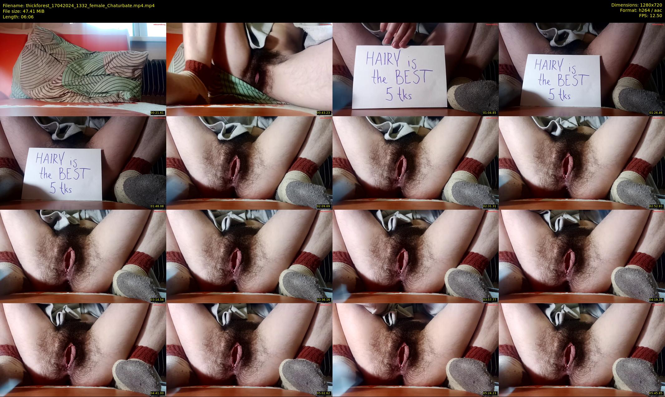 thickforest — 7 minute Chaturbate female cam show recording, 720p, Apr 17, 2024