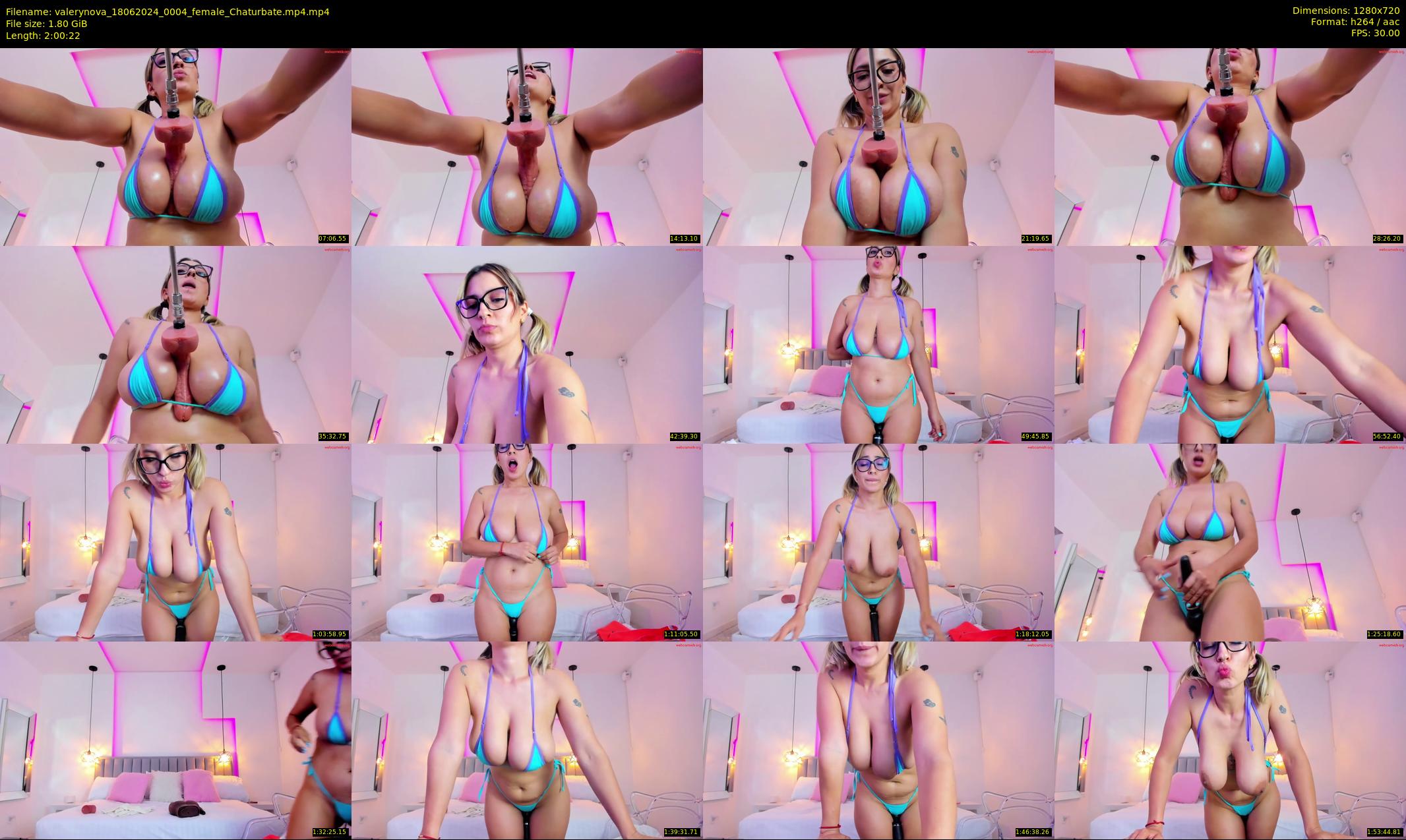 valerynova — 121 minute Chaturbate female cam show recording, 720p, Jun 18, 2024