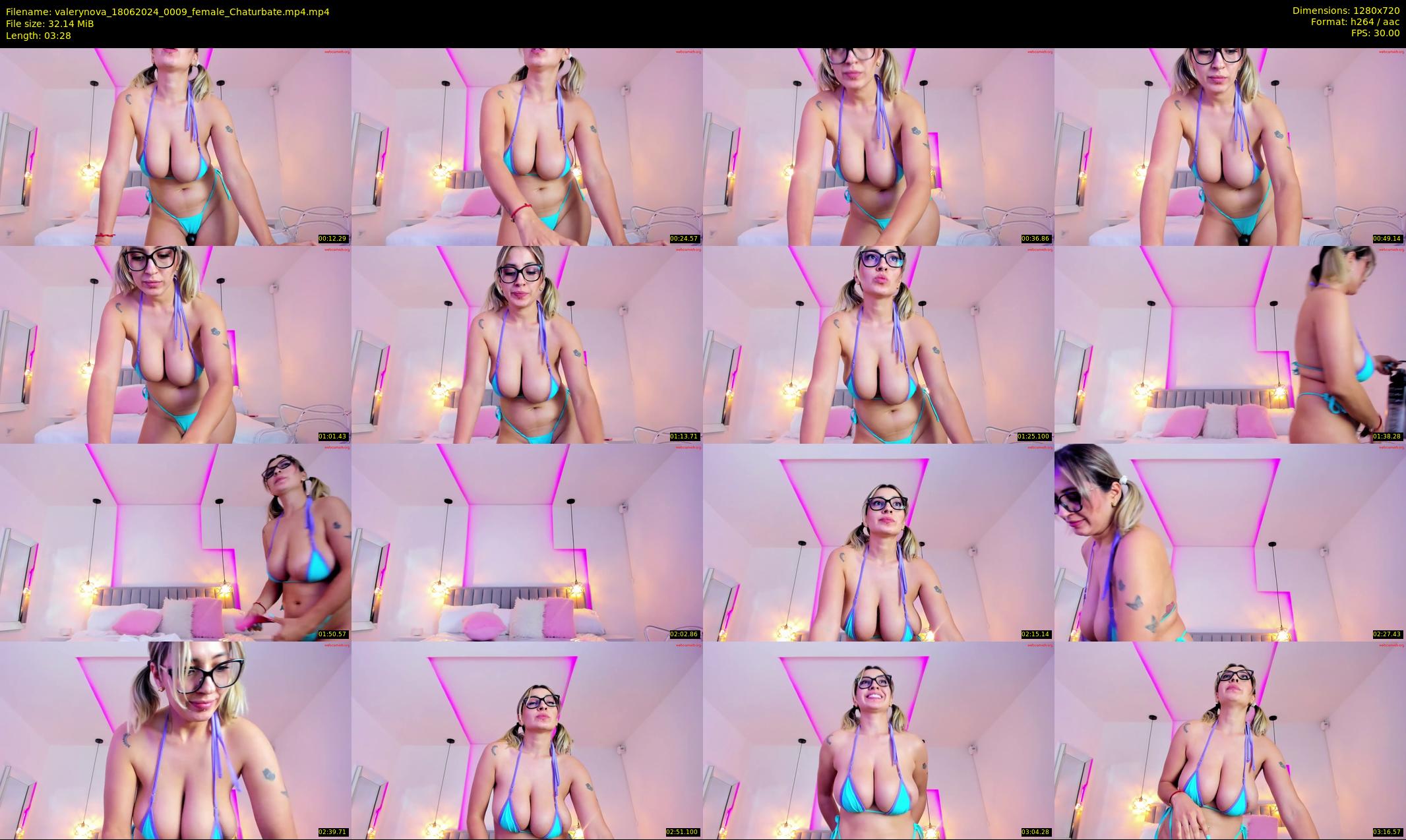 valerynova — 4 minute Chaturbate female cam show recording, 720p, Jun 18, 2024