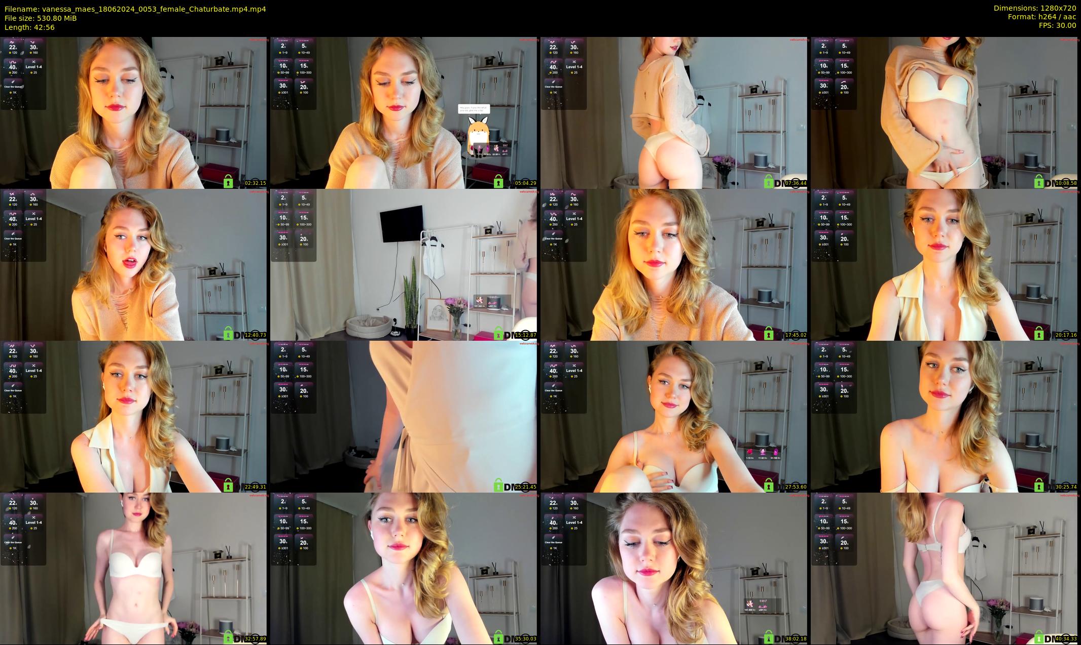 vanessa_maes — 43 minute Chaturbate female cam show recording, 720p, Jun 18, 2024