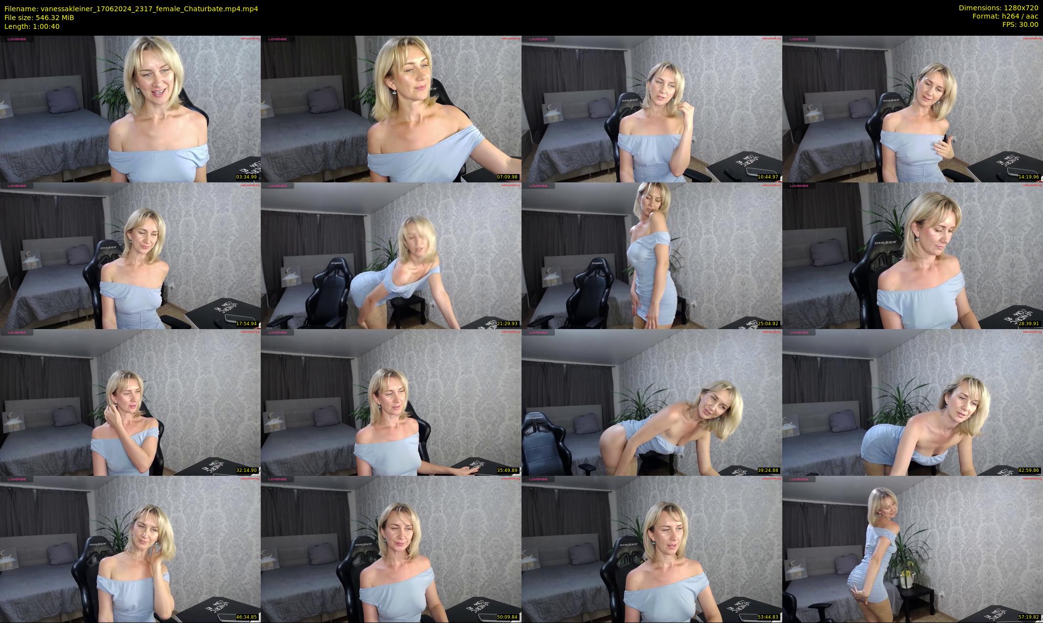 vanessakleiner — 61 minute Chaturbate female cam show recording, 720p, Jun 17, 2024