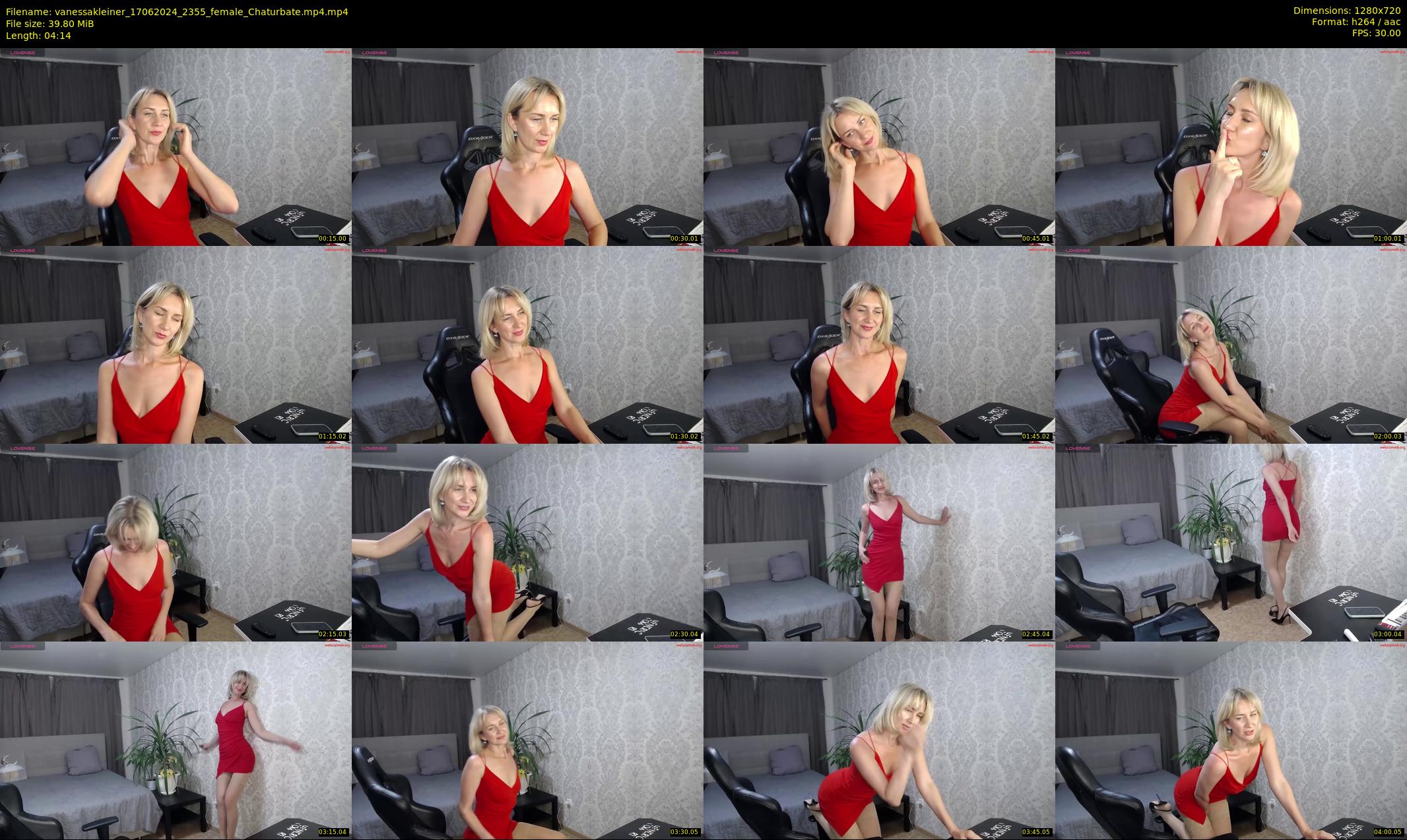 vanessakleiner — 5 minute Chaturbate female cam show recording, 720p, Jun 17, 2024