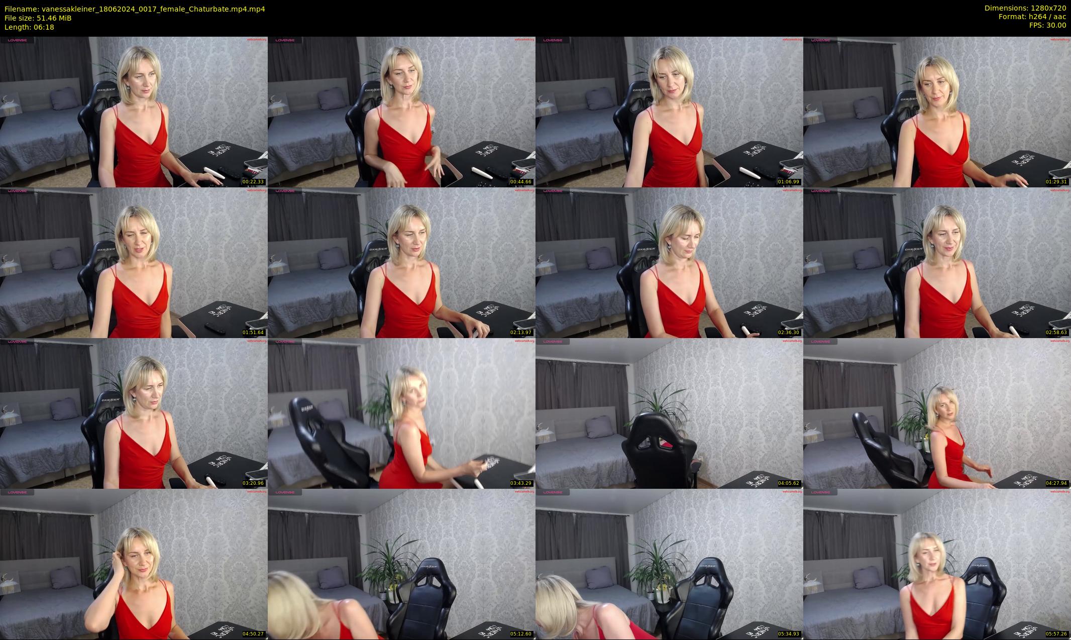 vanessakleiner — 7 minute Chaturbate female cam show recording, 720p, Jun 18, 2024