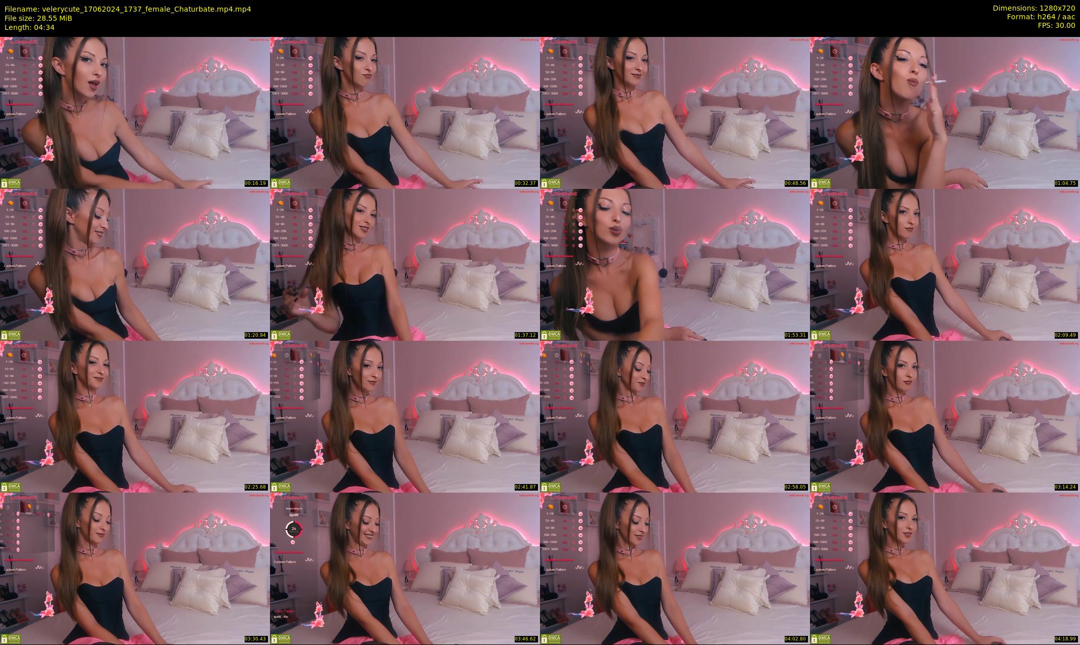 velerycute — 5 minute Chaturbate female cam show recording, 720p, Jun 17, 2024