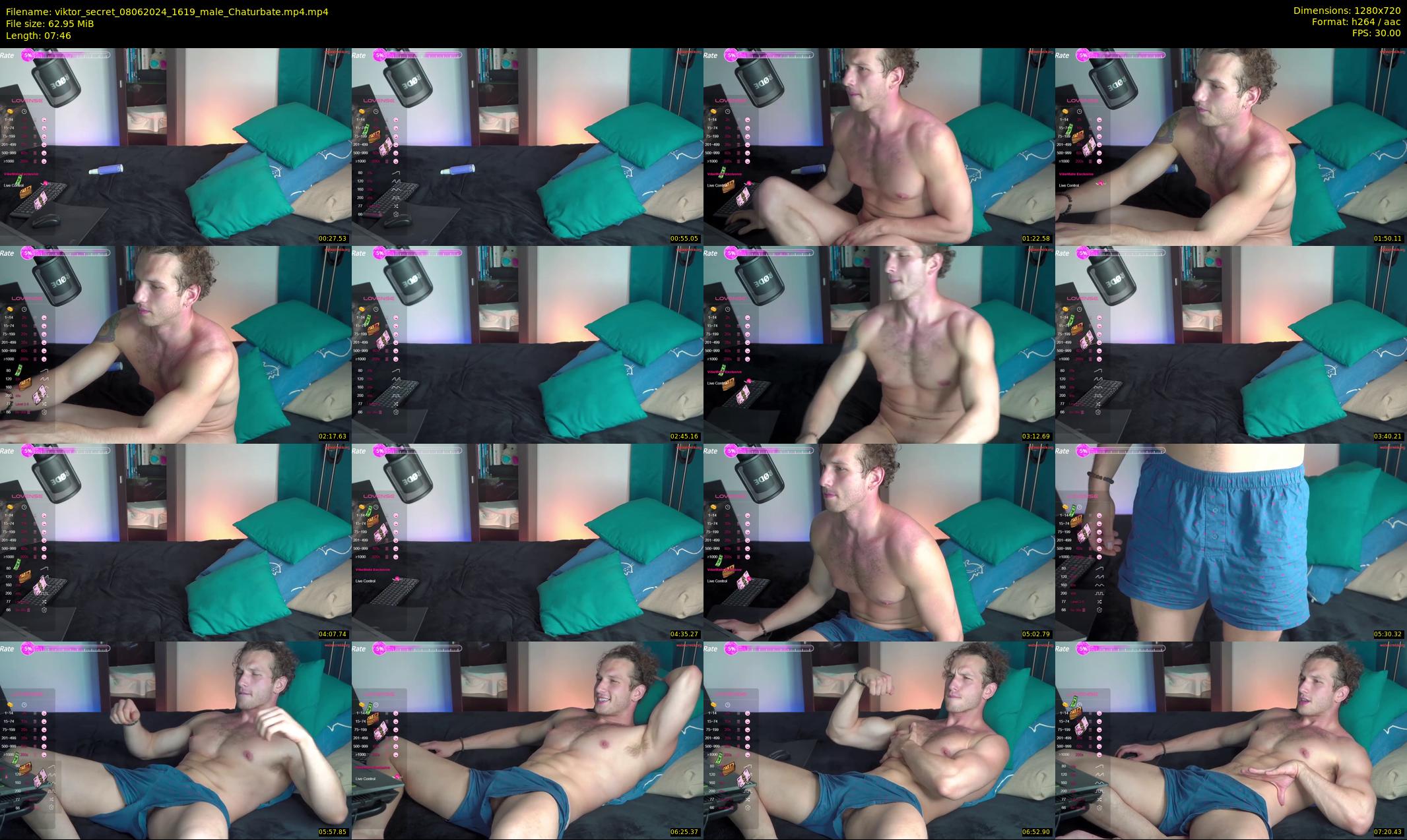 viktor_secret — 8 minute Chaturbate male cam show recording, 720p, Jun 8, 2024