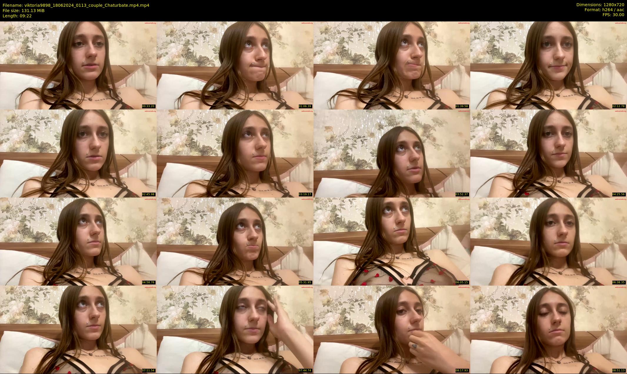 viktoria9898 — 10 minute Chaturbate couple cam show recording, 720p, Jun 18, 2024