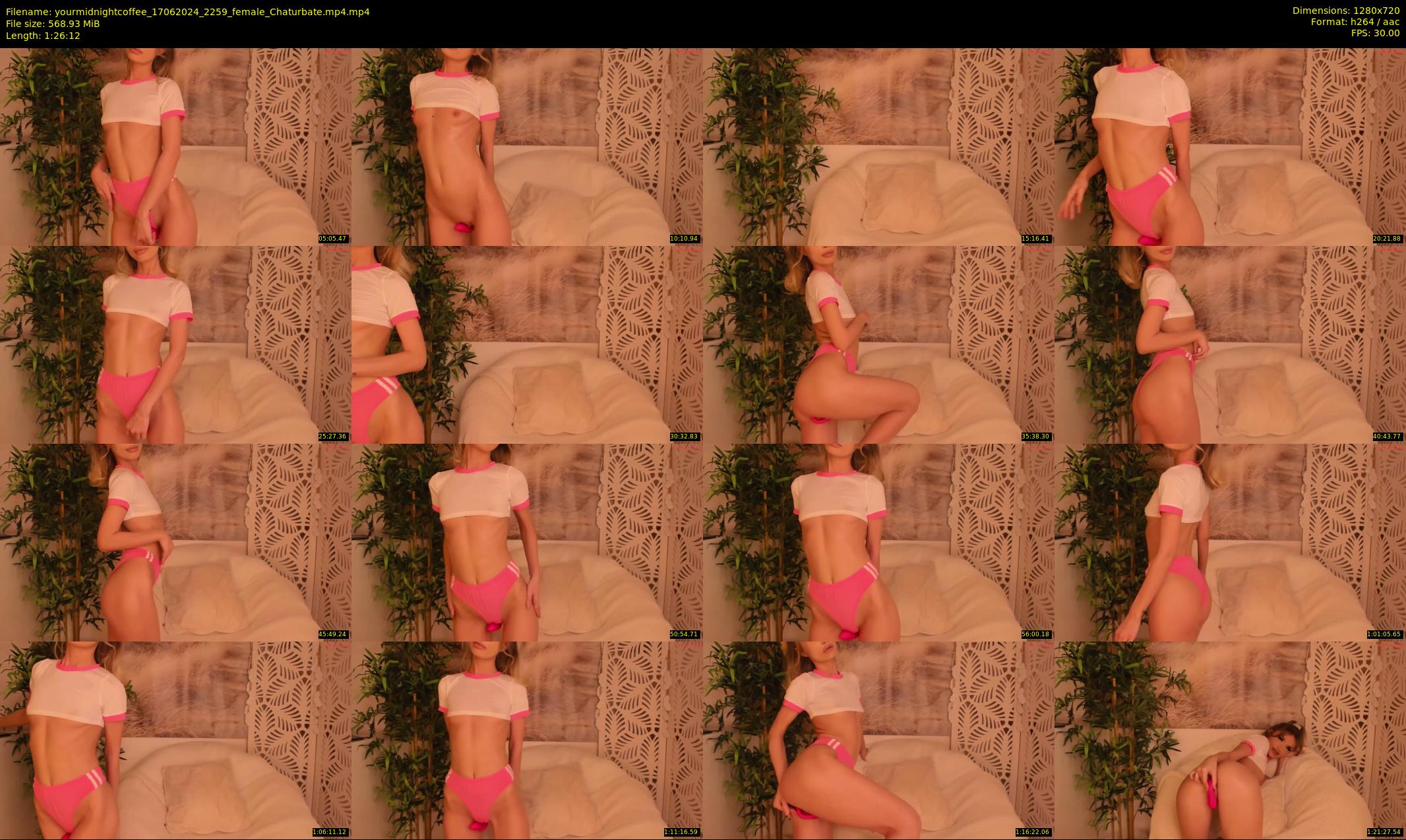 yourmidnightcoffee — 87 minute Chaturbate female cam show recording, 720p, Jun 17, 2024