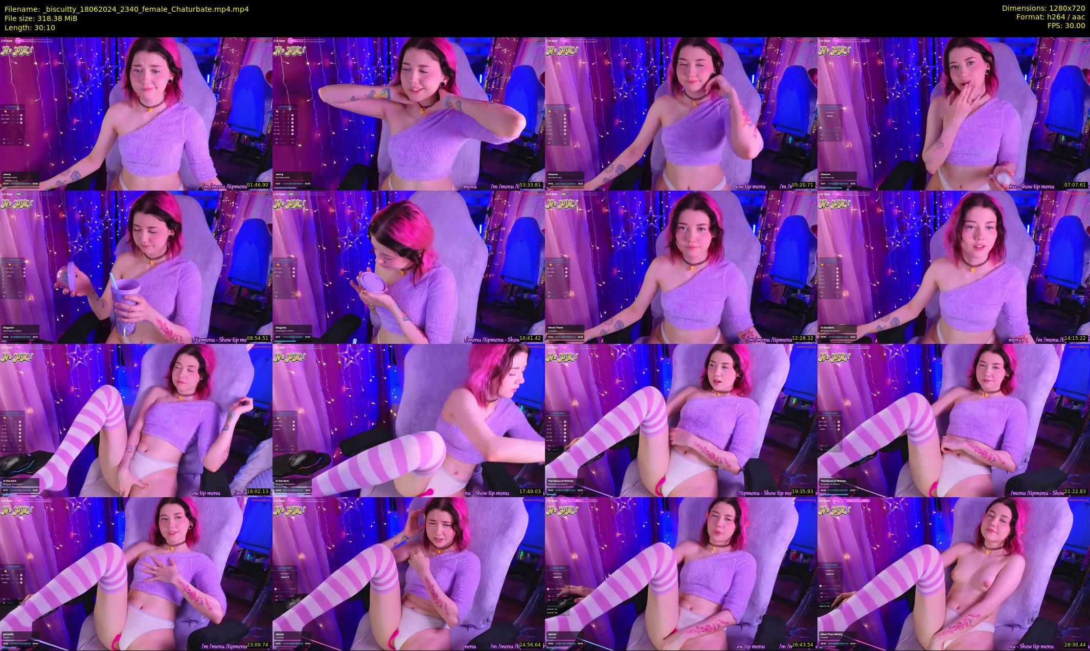 _biscuitty — 31 minute Chaturbate female cam show recording, 720p, Jun 18, 2024