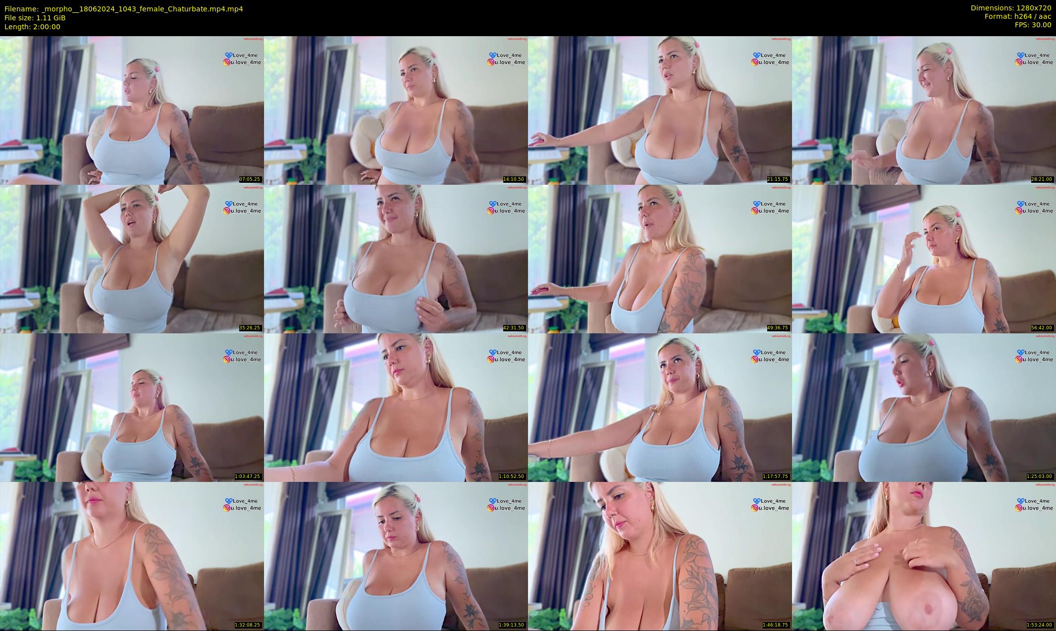 _morpho_ — 120 minute Chaturbate female cam show recording, 720p, Jun 18, 2024