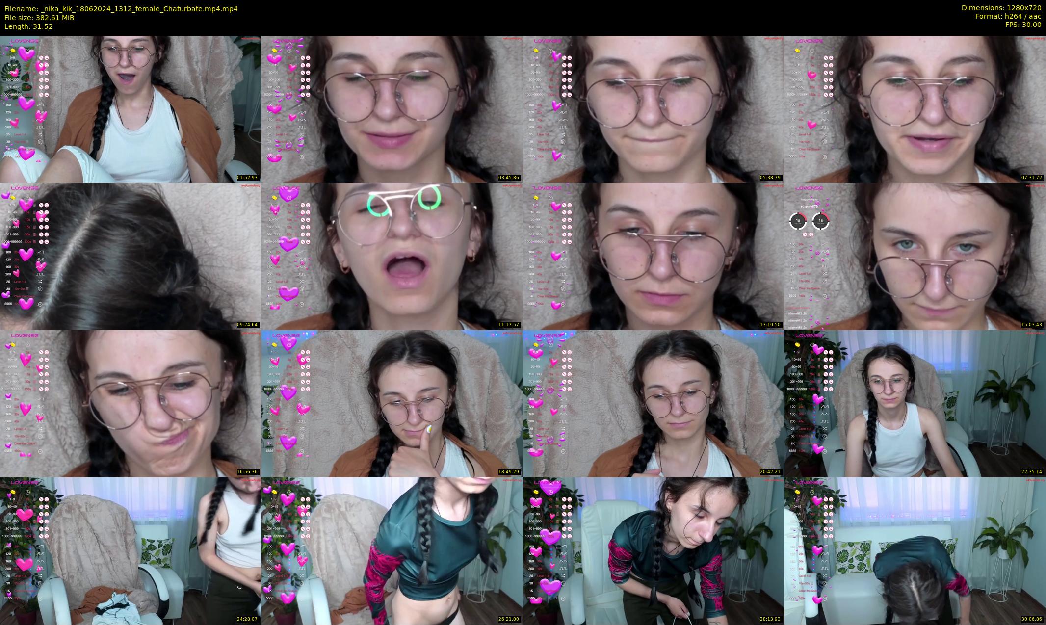_nika_kik — 32 minute Chaturbate female cam show recording, 720p, Jun 18, 2024