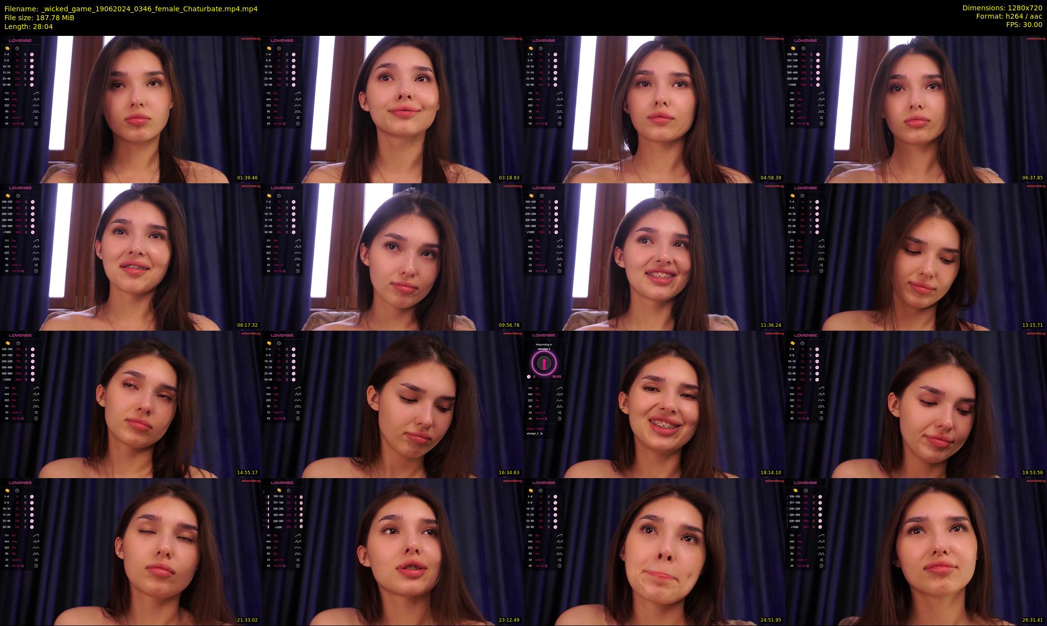 _wicked_game — 29 minute Chaturbate female cam show recording, 720p, Jun 19, 2024