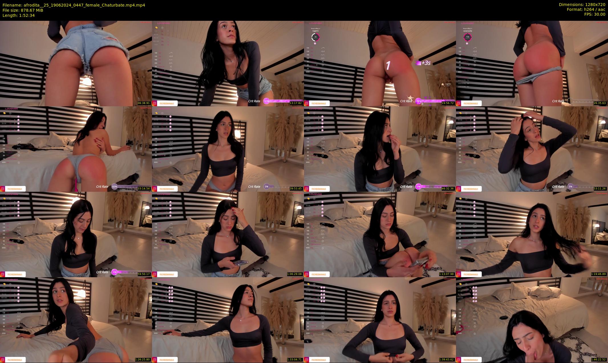 afrodita__25 — 113 minute Chaturbate female cam show recording, 720p, Jun 19, 2024