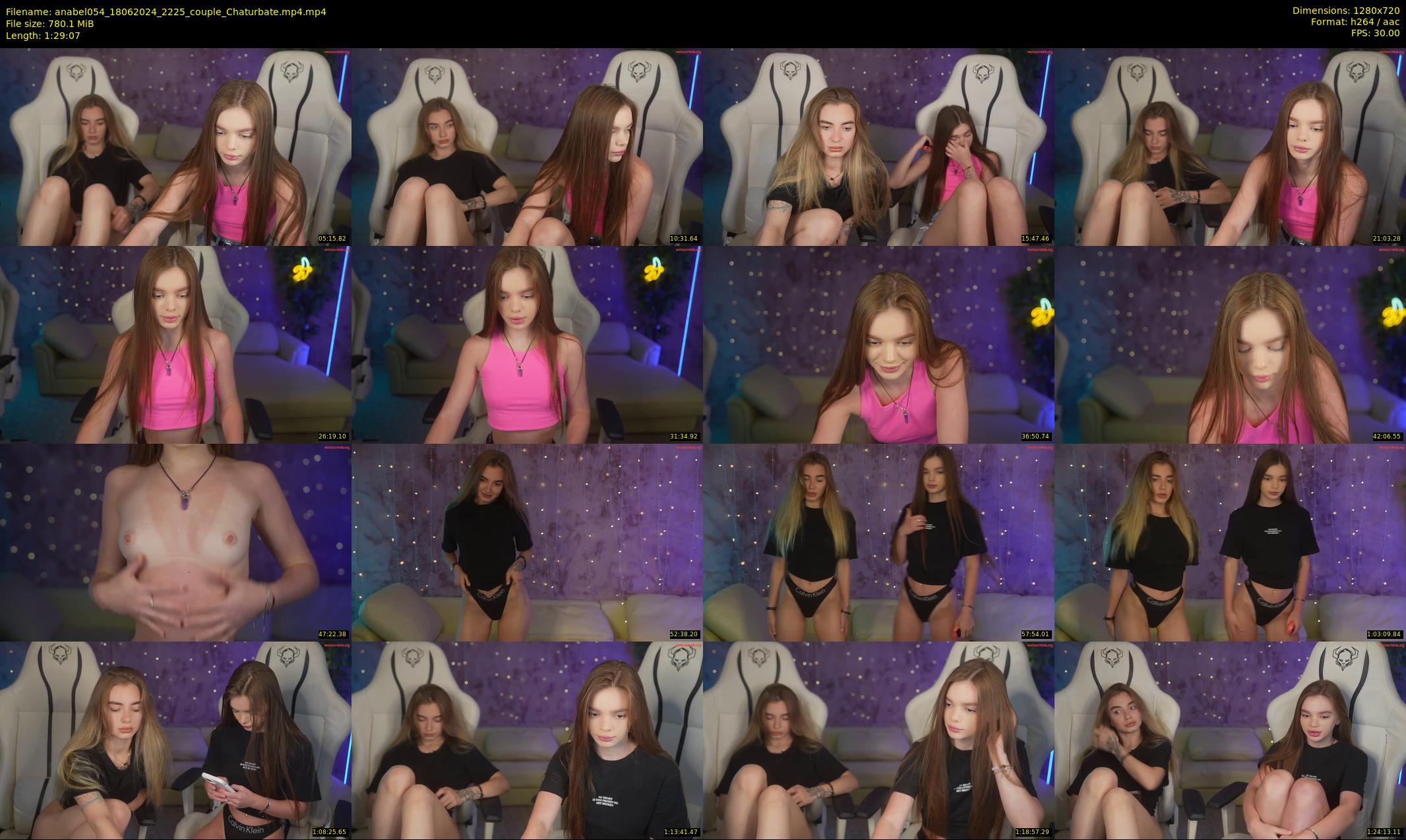 anabel054 — 90 minute Chaturbate female cam show recording, 720p, Jun 18, 2024