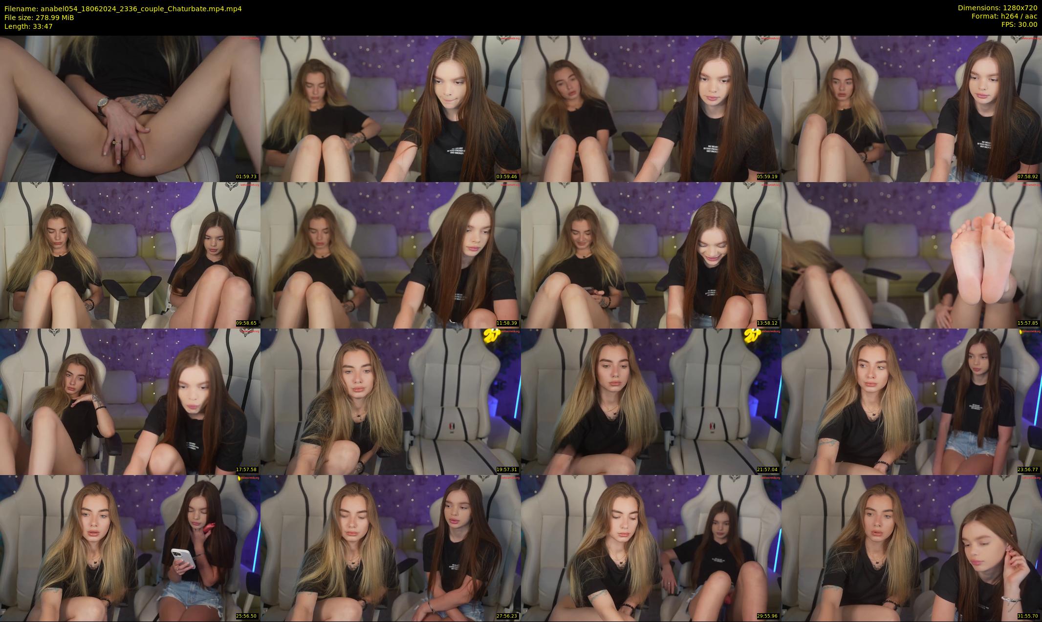 anabel054 — 34 minute Chaturbate female cam show recording, 720p, Jun 18, 2024