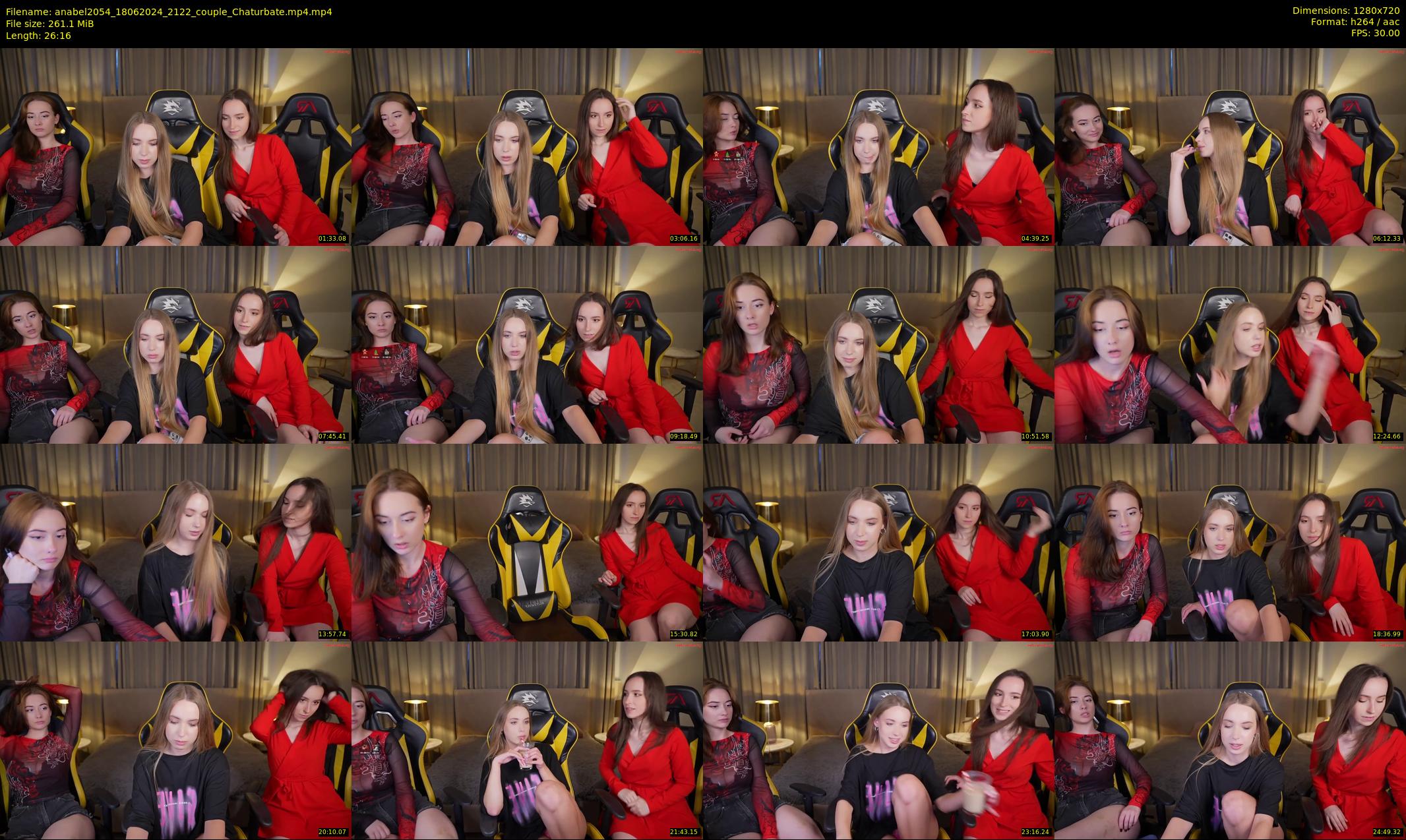 anabel2054 — 27 minute Chaturbate female cam show recording, 720p, Jun 18, 2024