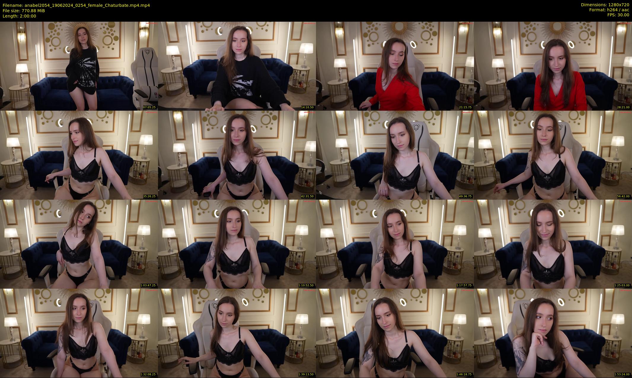 anabel2054 — 120 minute Chaturbate female cam show recording, 720p, Jun 19, 2024