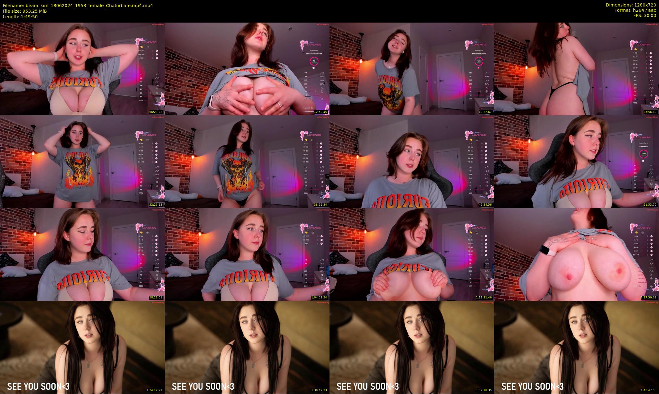 beam_kim — 110 minute Chaturbate female cam show recording, 720p, Jun 18, 2024