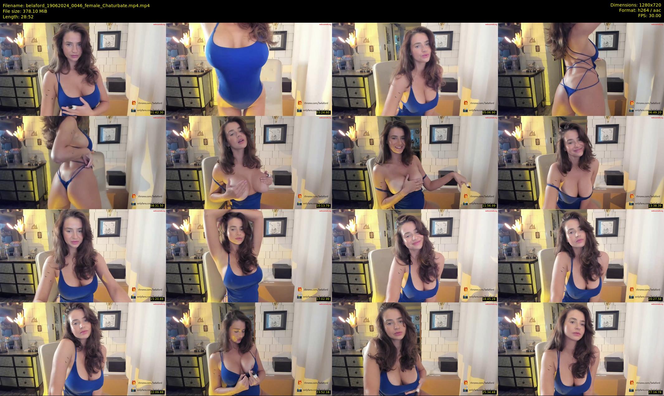 belaford — 29 minute Chaturbate female cam show recording, 720p, Jun 19, 2024
