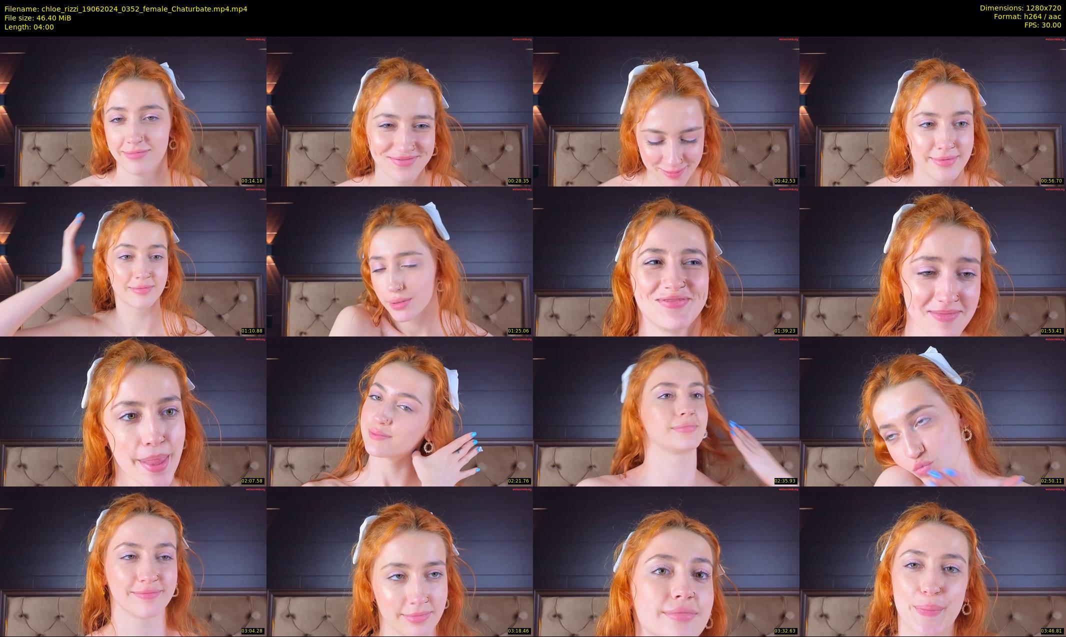 chloe_rizzi — 4 minute Chaturbate female cam show recording, 720p, Jun 19, 2024