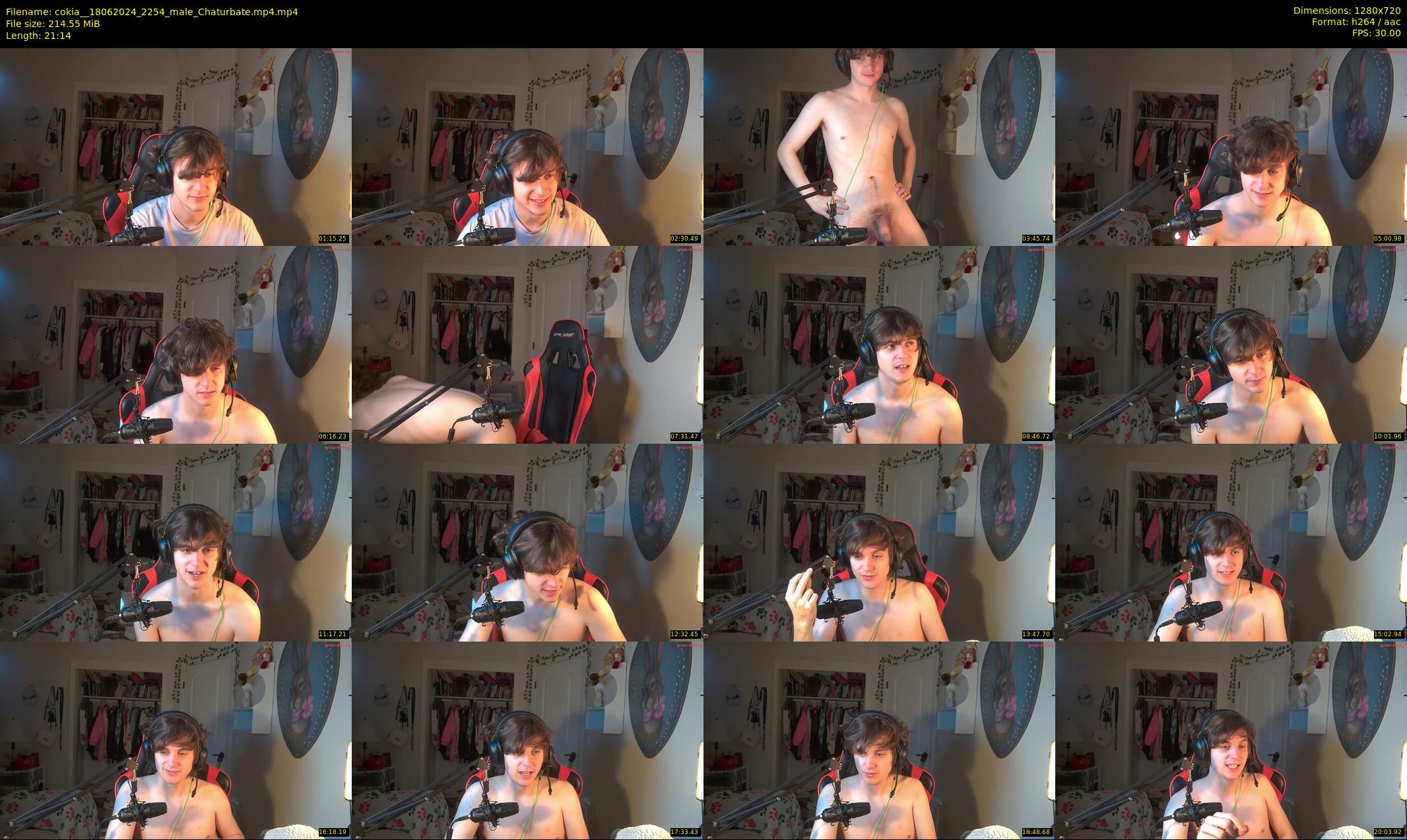 cokia_ — 22 minute Chaturbate male cam show recording, 720p, Jun 18, 2024