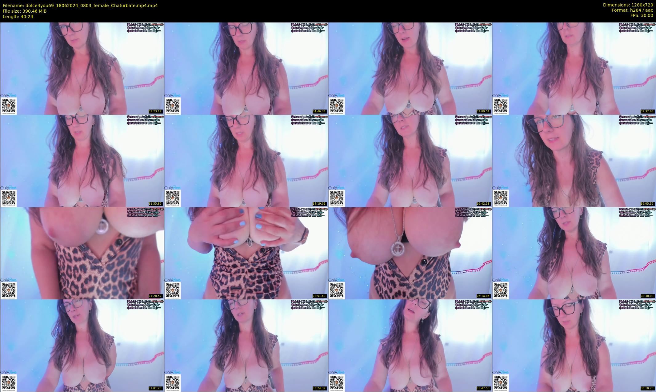 dolce4you69 — 41 minute Chaturbate female cam show recording, 720p, Jun 18, 2024