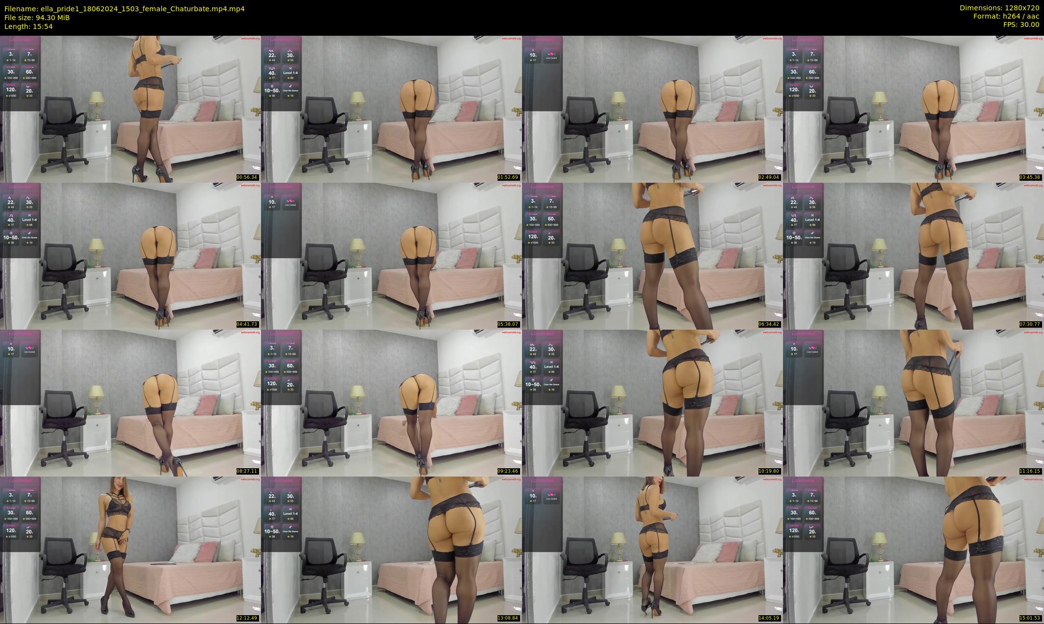ella_pride1 — 16 minute Chaturbate female cam show recording, 720p, Jun 18, 2024
