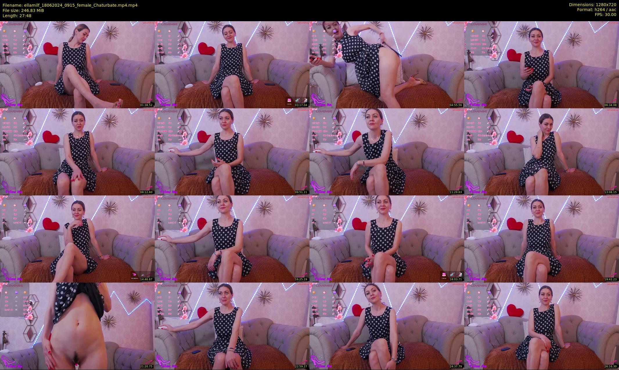ellamilf — 28 minute Chaturbate female cam show recording, 720p, Jun 18, 2024