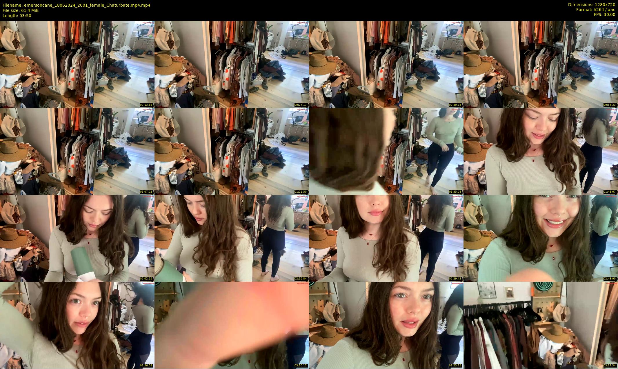 emersoncane — 4 minute Chaturbate female cam show recording, 720p, Jun 18, 2024