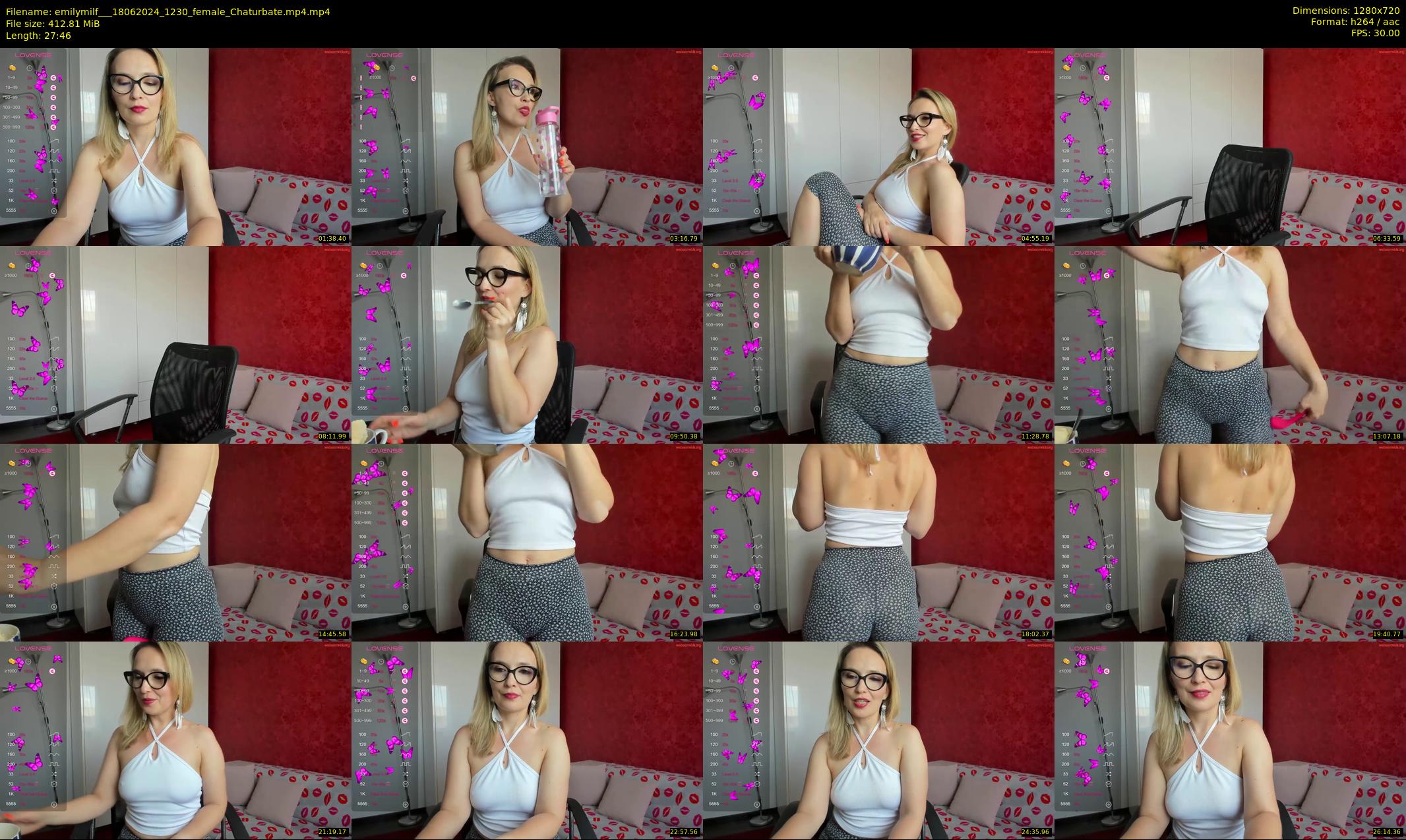 emilymilf__ — 28 minute Chaturbate female cam show recording, 720p, Jun 18, 2024