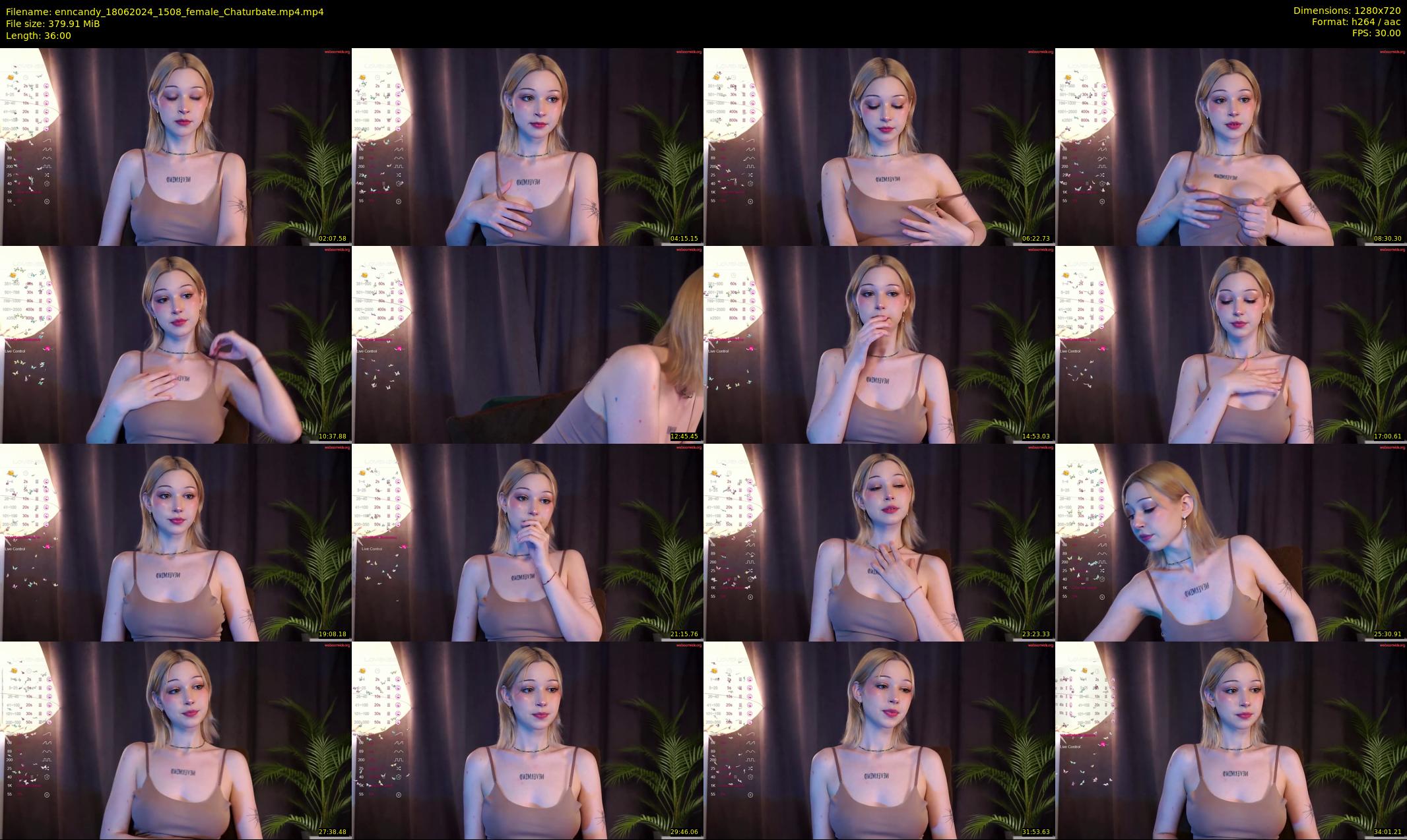 enncandy — 36 minute Chaturbate female cam show recording, 720p, Jun 18, 2024