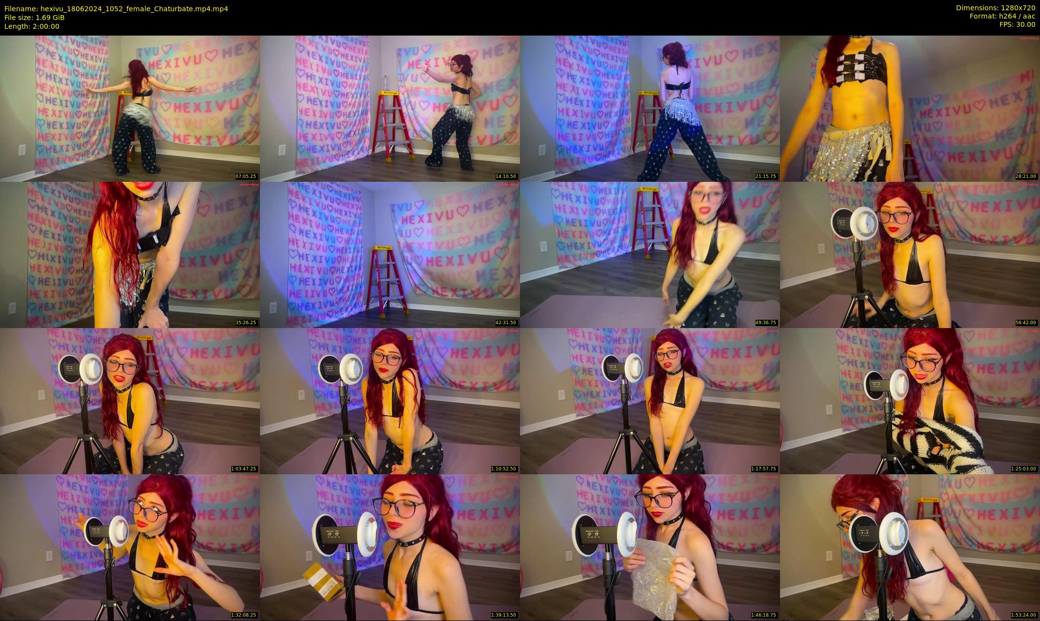 hexivu — 120 minute Chaturbate female cam show recording, 720p, Jun 18, 2024