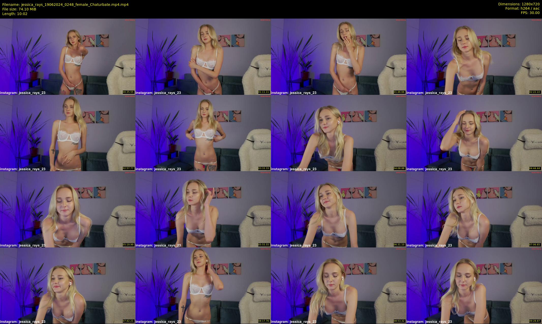jessica_rays — 11 minute Chaturbate couple cam show recording, 720p, Jun 19, 2024