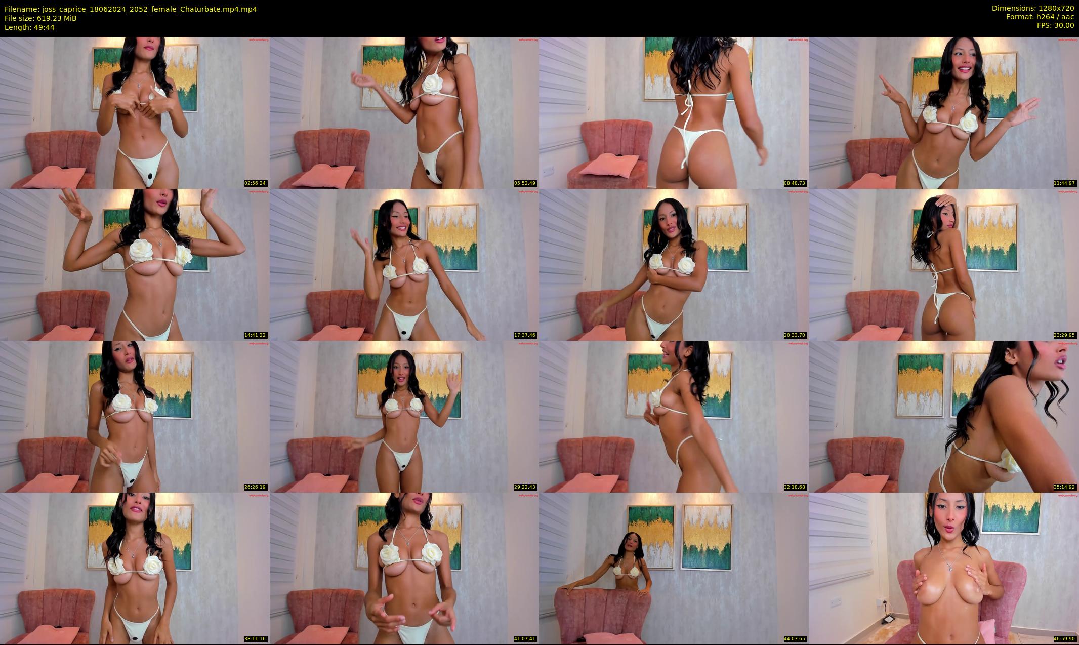 joss_caprice — 50 minute Chaturbate female cam show recording, 720p, Jun 18, 2024
