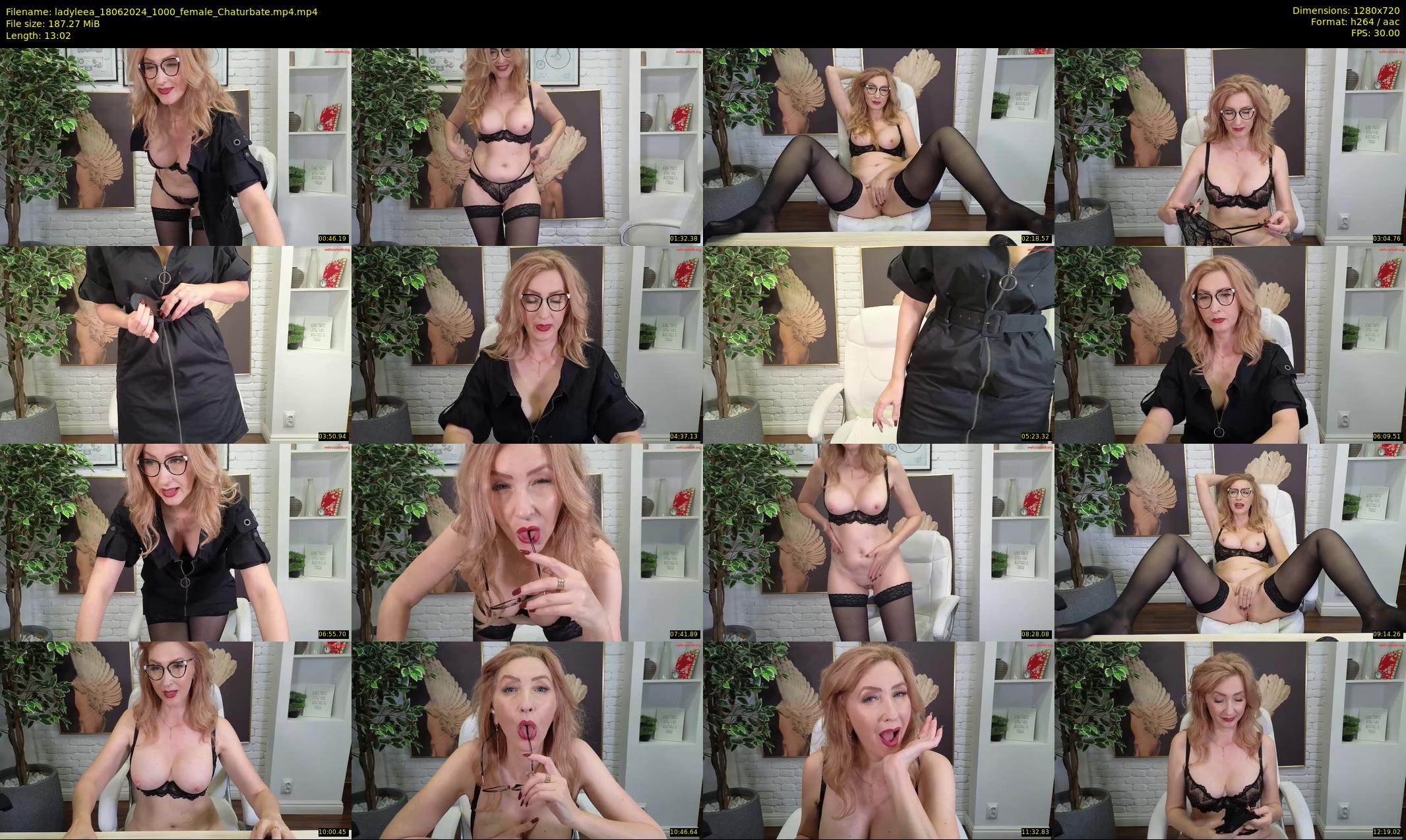 ladyleea — 14 minute Chaturbate female cam show recording, 720p, Jun 18, 2024
