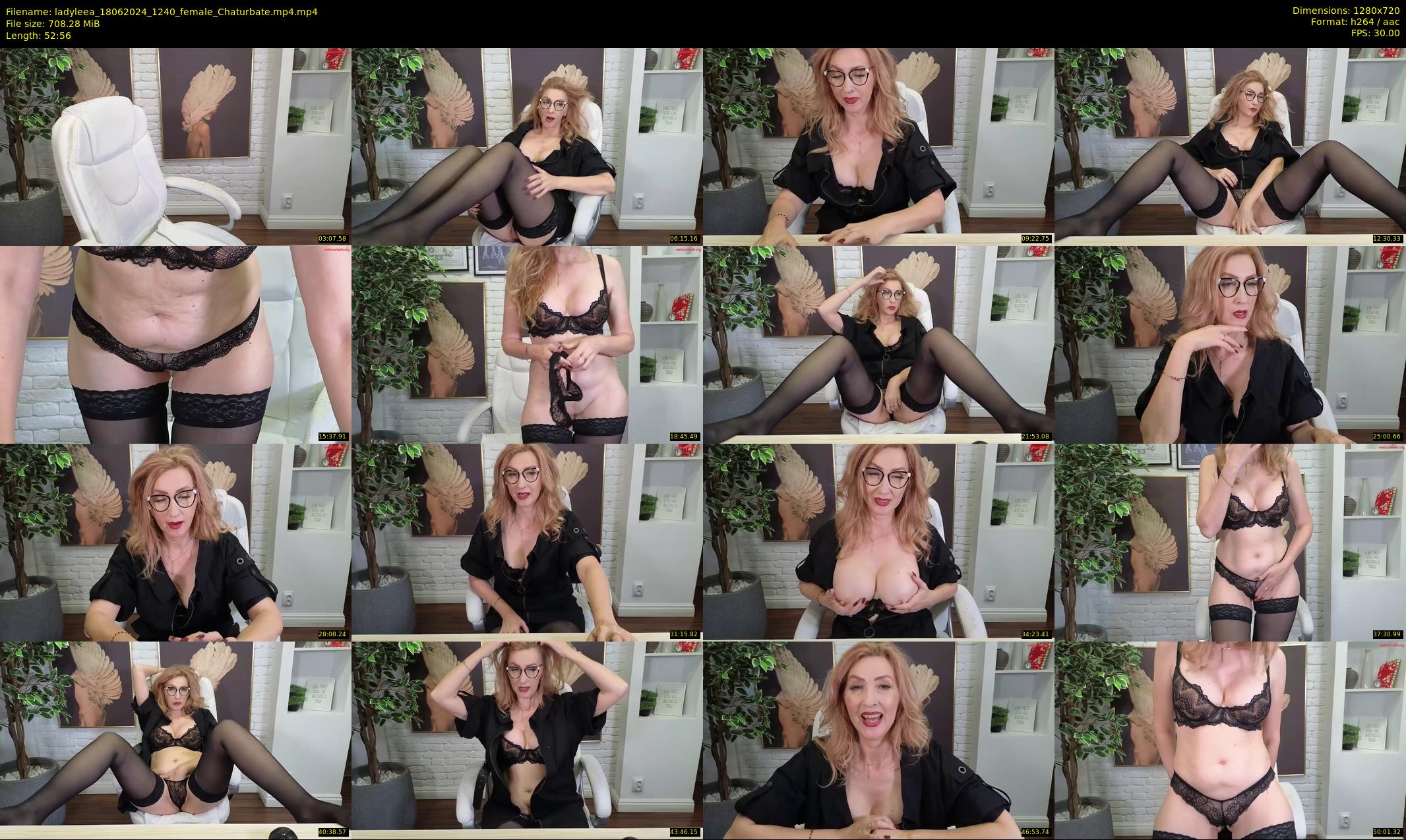 ladyleea — 53 minute Chaturbate female cam show recording, 720p, Jun 18, 2024