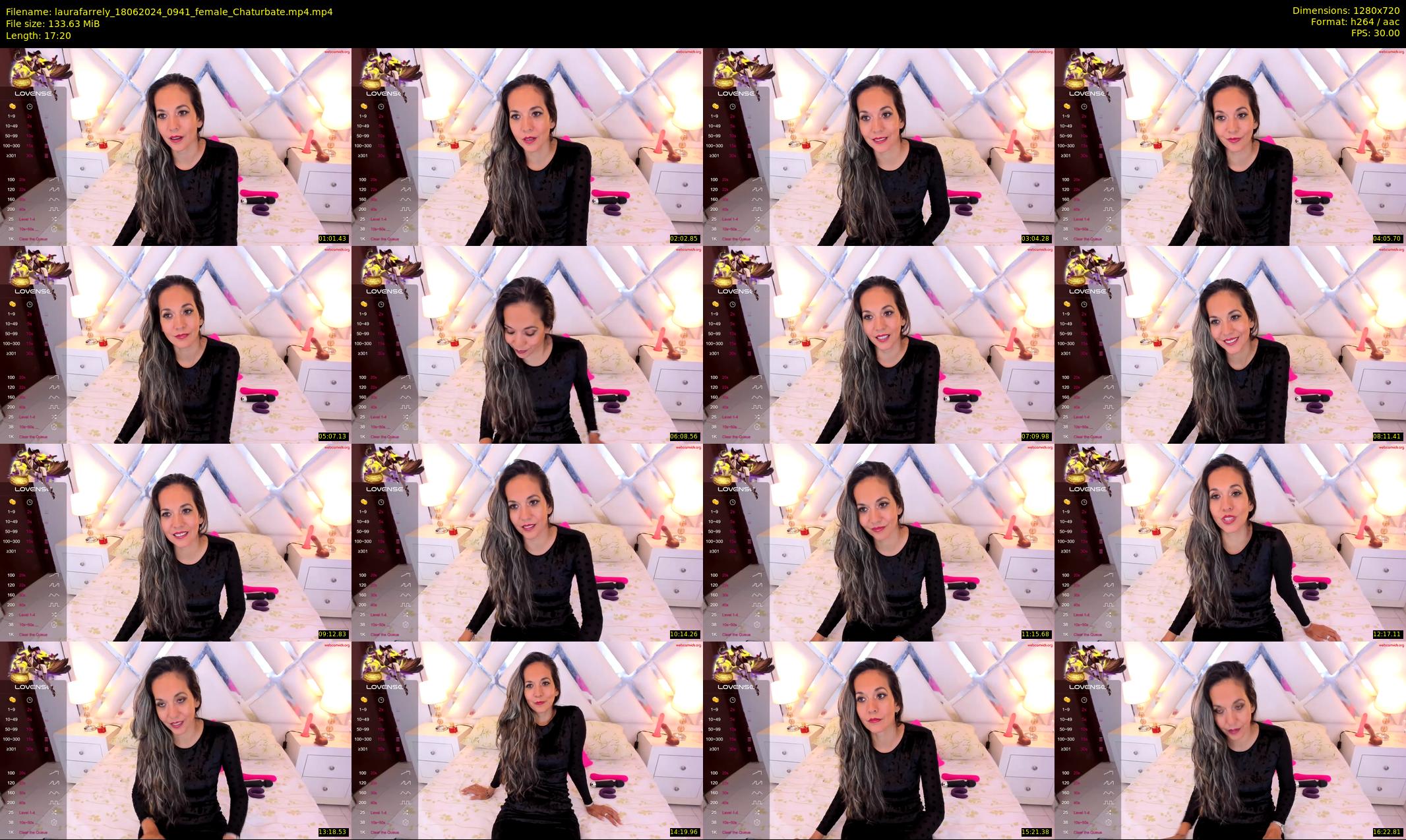 laurafarrely — 18 minute Chaturbate female cam show recording, 720p, Jun 18, 2024