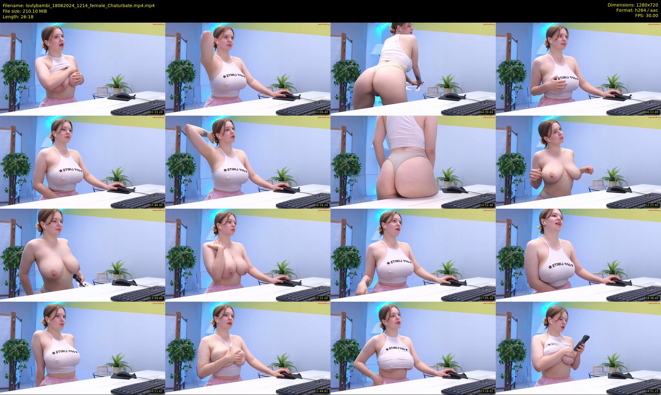 lovlybambi — 27 minute Chaturbate female cam show recording, 720p, Jun 18, 2024