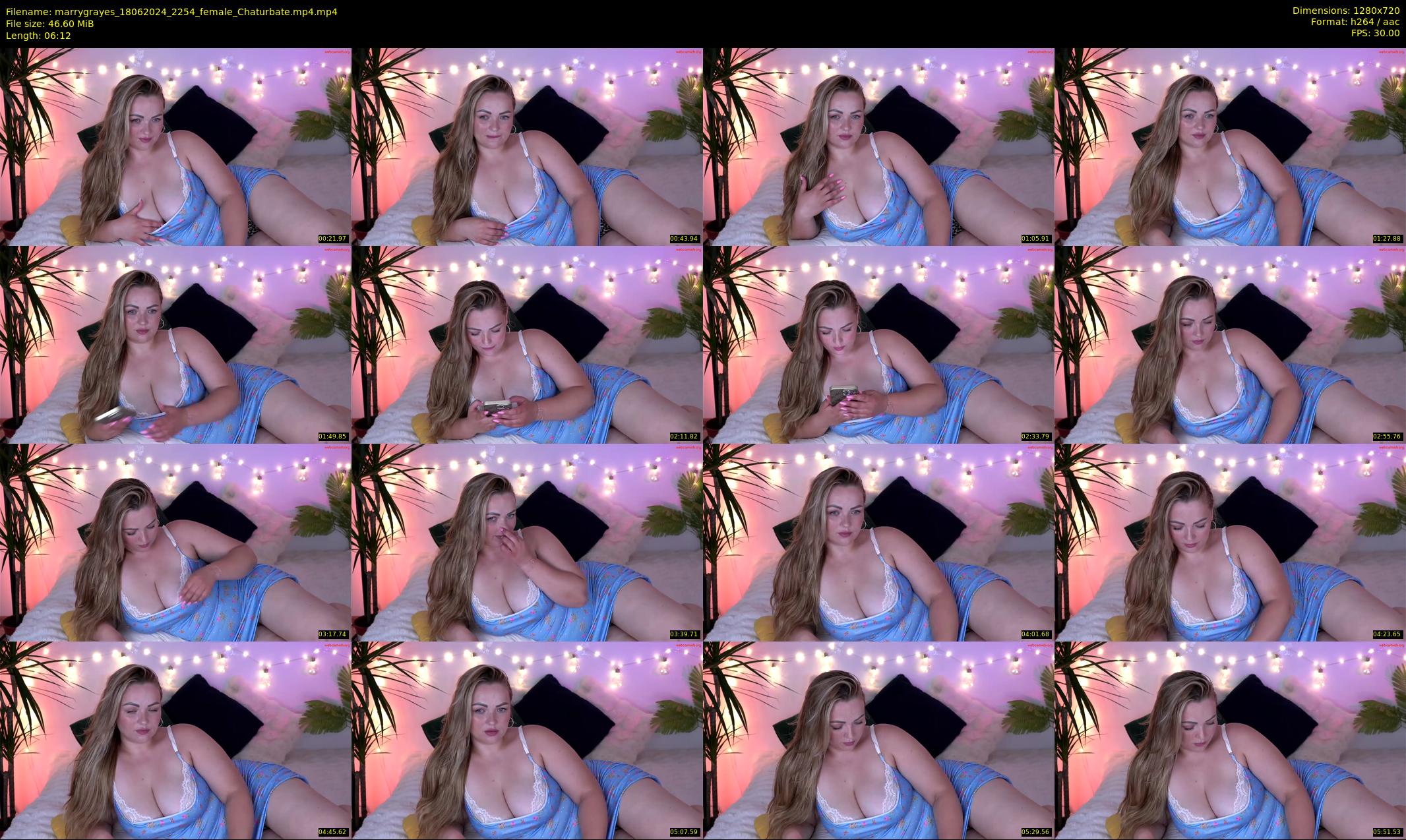 marrygrayes — 7 minute Chaturbate female cam show recording, 720p, Jun 18, 2024