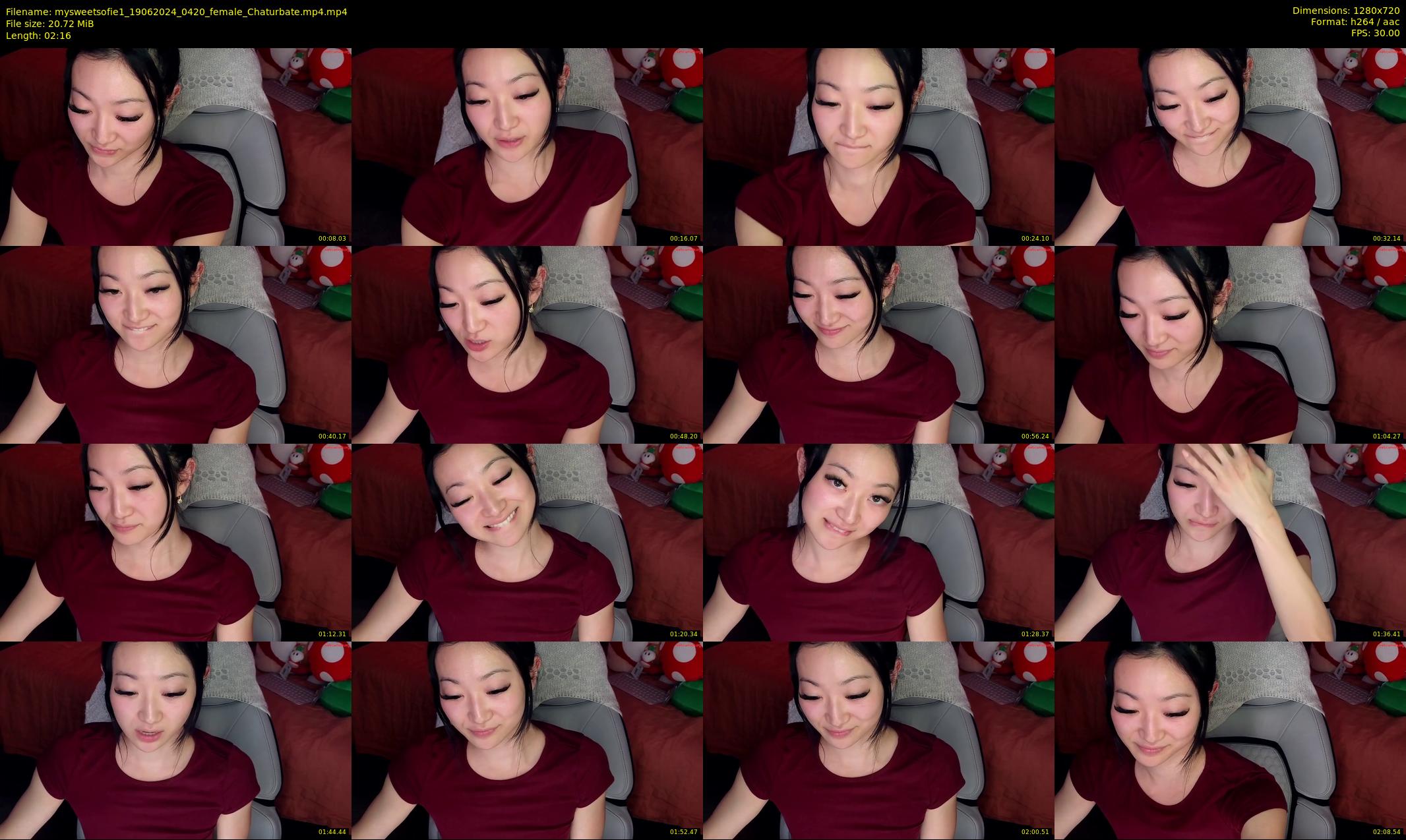 mysweetsofie1 — 3 minute Chaturbate female cam show recording, 720p, Jun 19, 2024