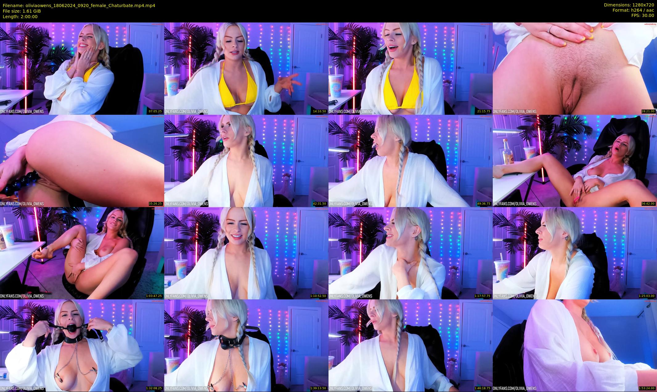oliviaowens — 120 minute Chaturbate female cam show recording, 720p, Jun 18, 2024