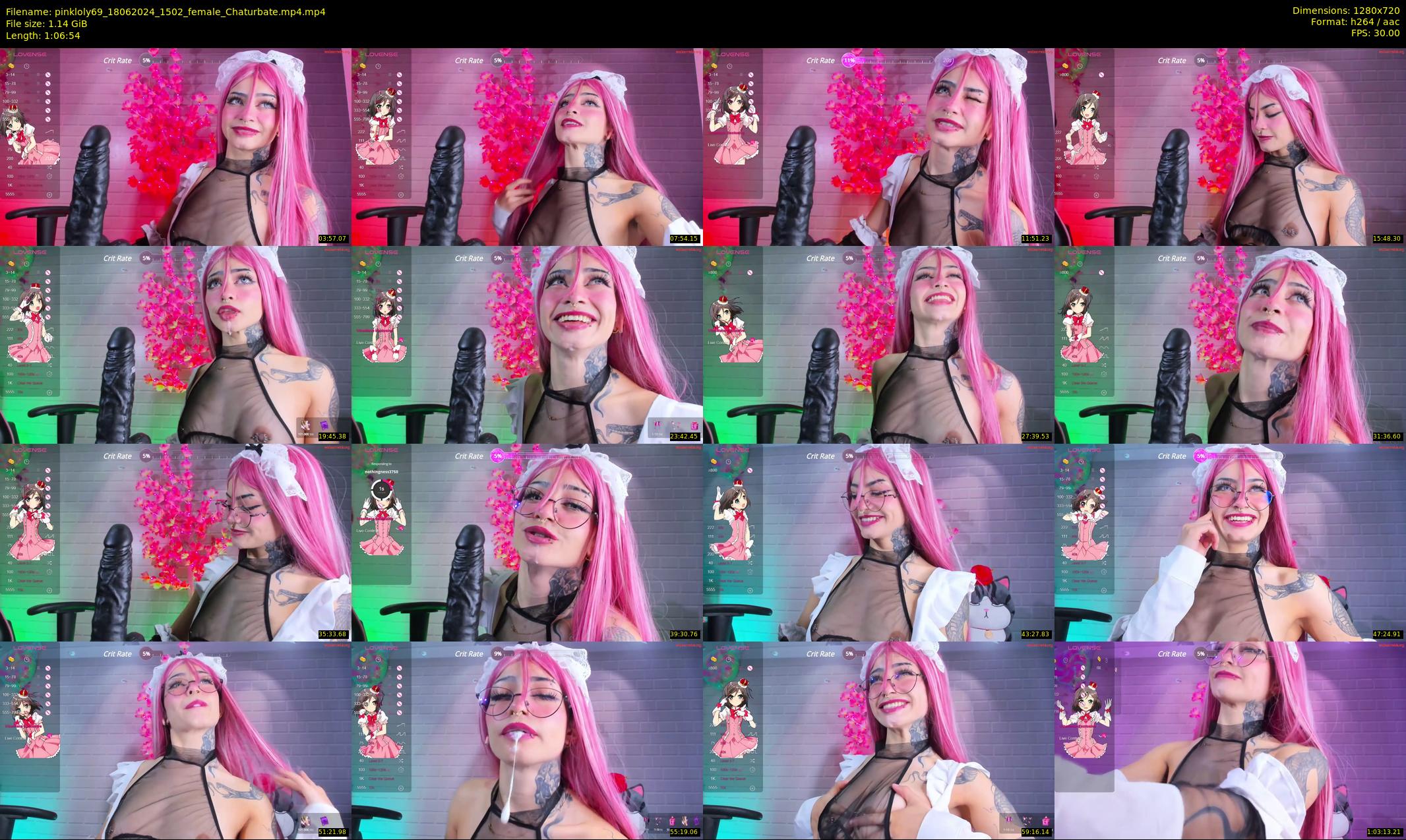 pinkloly69 — 67 minute Chaturbate female cam show recording, 720p, Jun 18, 2024