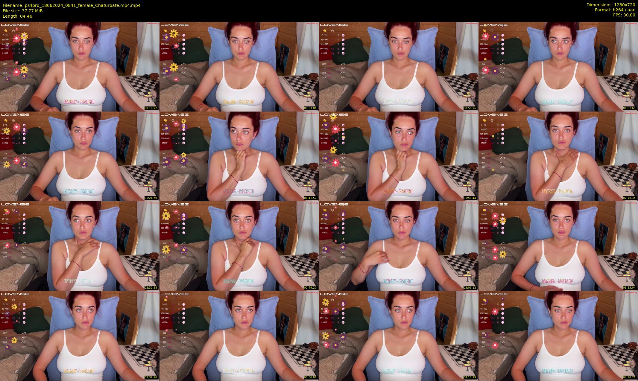 ps4pro — 5 minute Chaturbate female cam show recording, 720p, Jun 18, 2024
