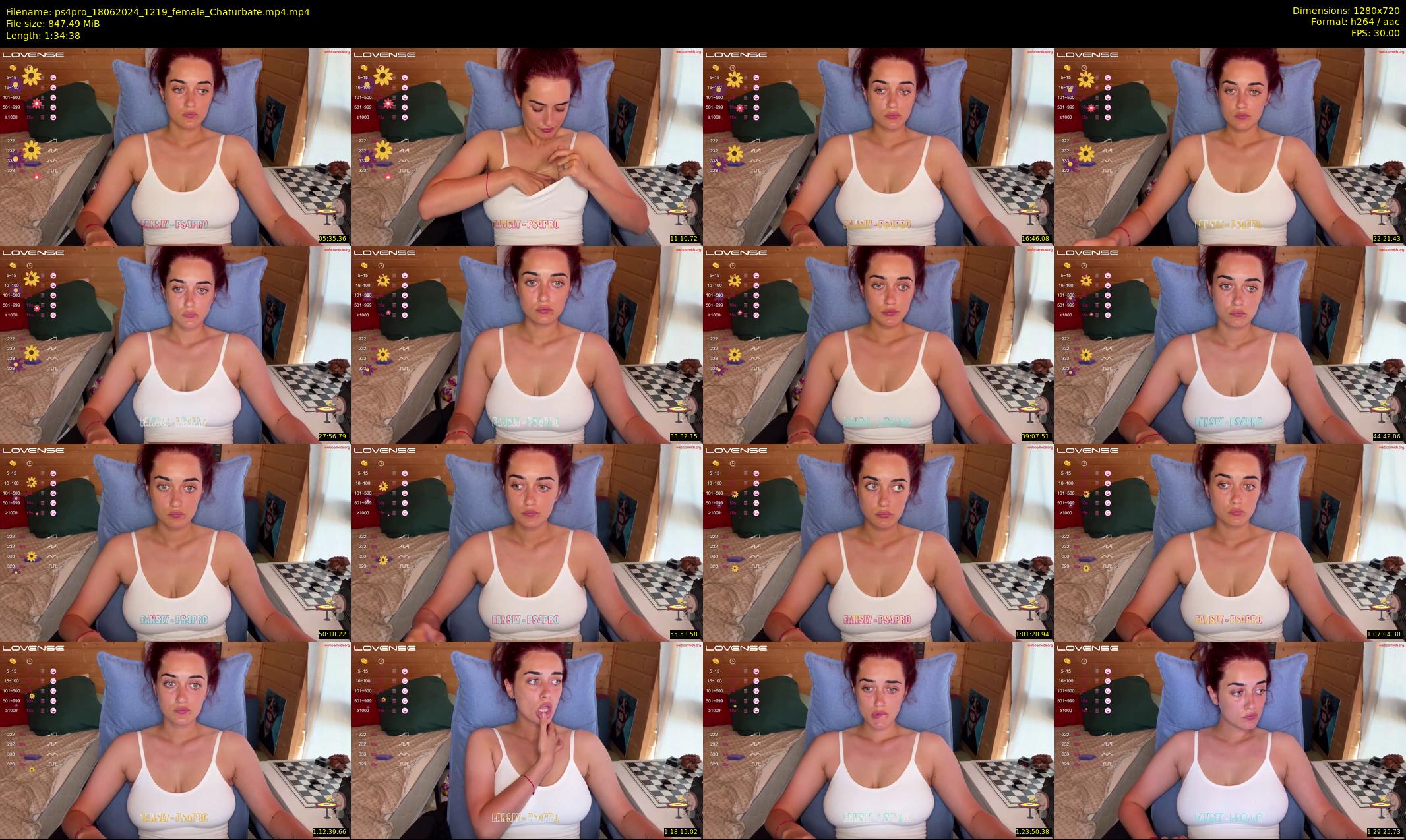ps4pro — 95 minute Chaturbate female cam show recording, 720p, Jun 18, 2024